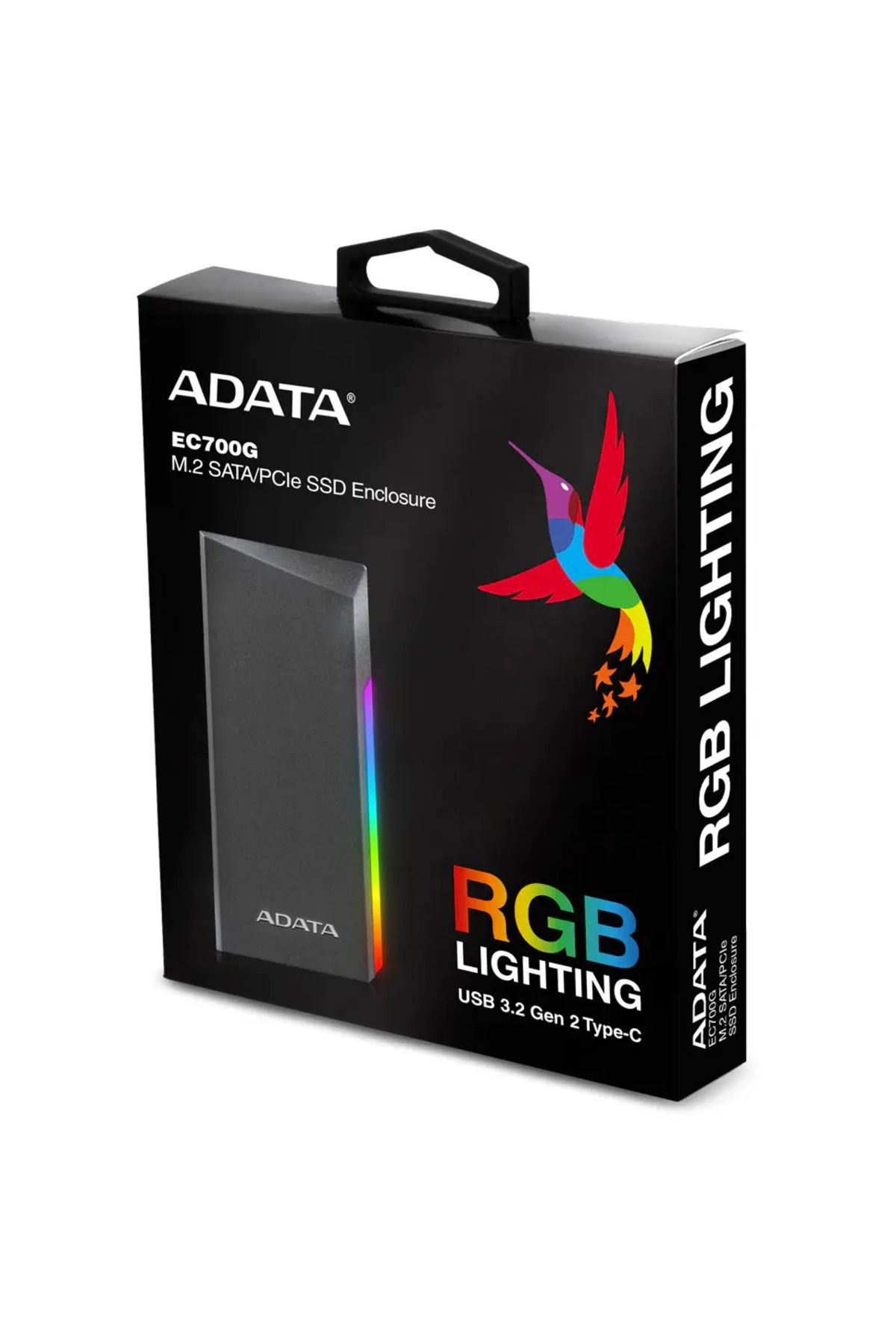 Adata-Rack SSD/HDD extern ADATA EC700G M.2, USB 3.2 Gen2 Tip C 7