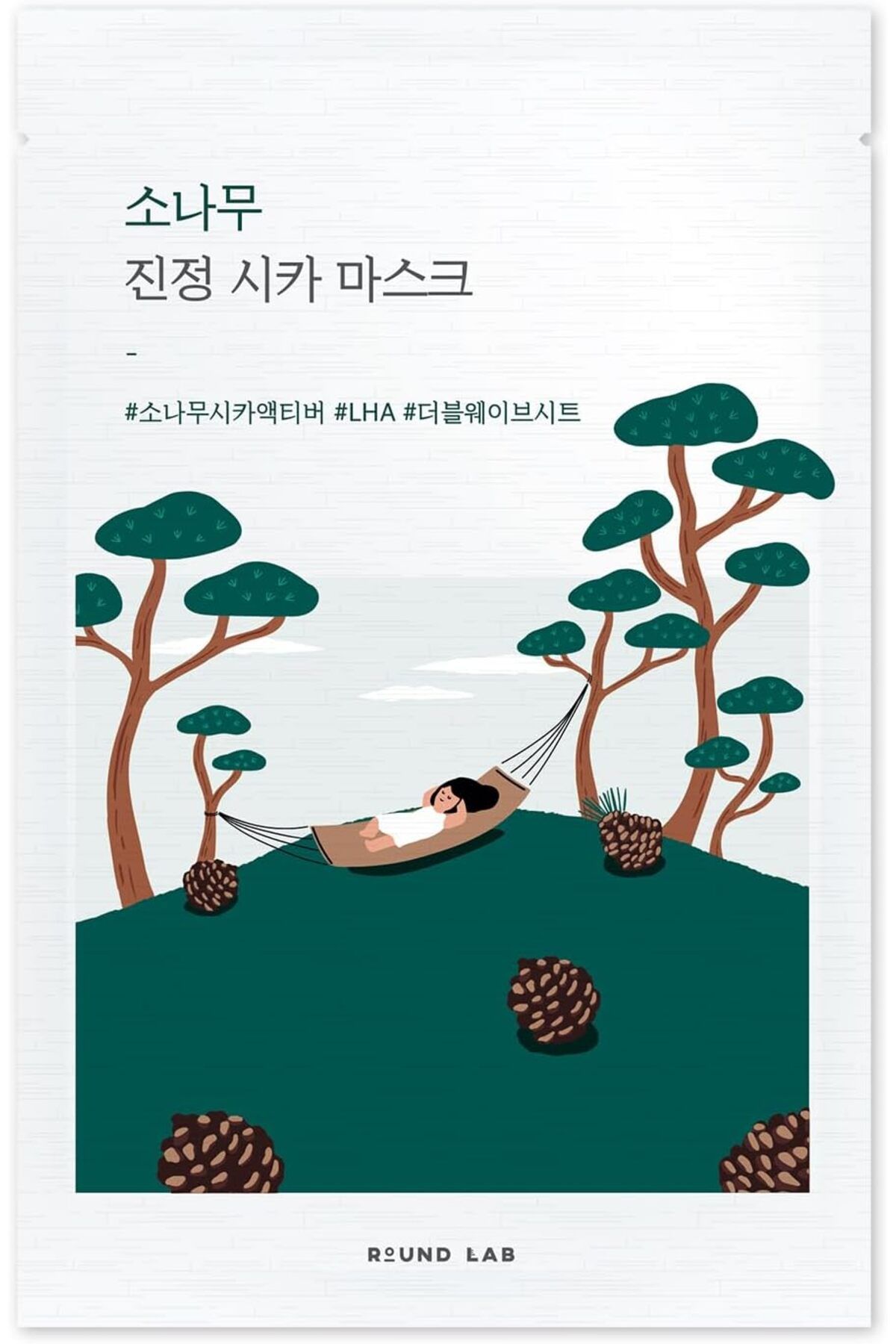 Round Lab-ROUND LAB Pine Calming Cica Sheet Mask (10ea) 1