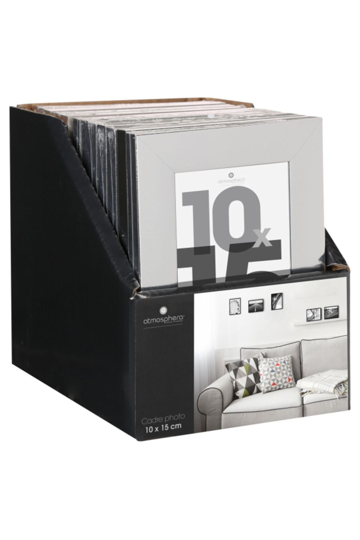 Atmosphera-Lise Elegant and Simple Design Dynamic Photo Frame Silver 10 x 15cm 2