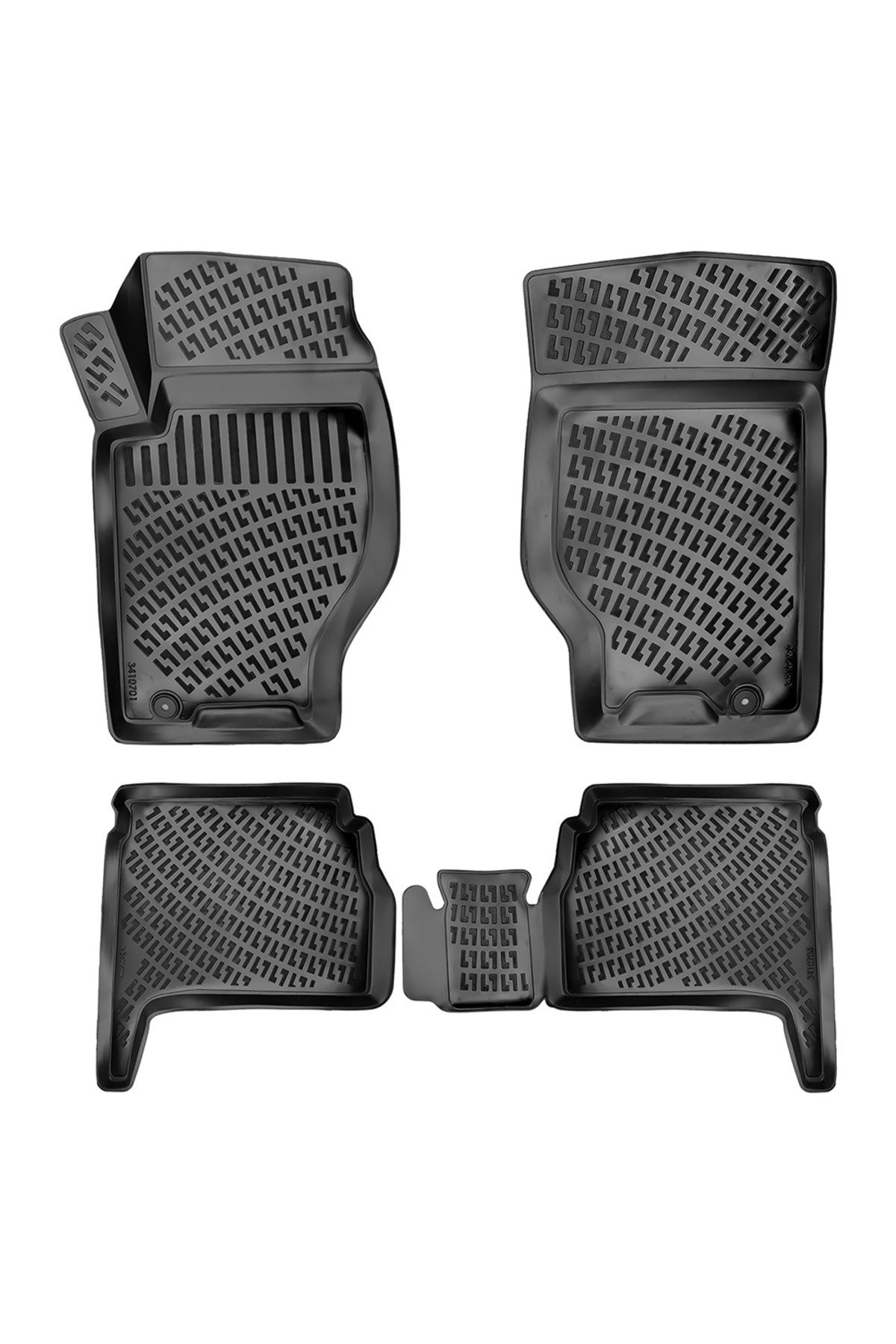 Umbrella Set Covorase Auto Cauciuc Umbrella Pentru Kia Sorento I 2002-2009 - One Size