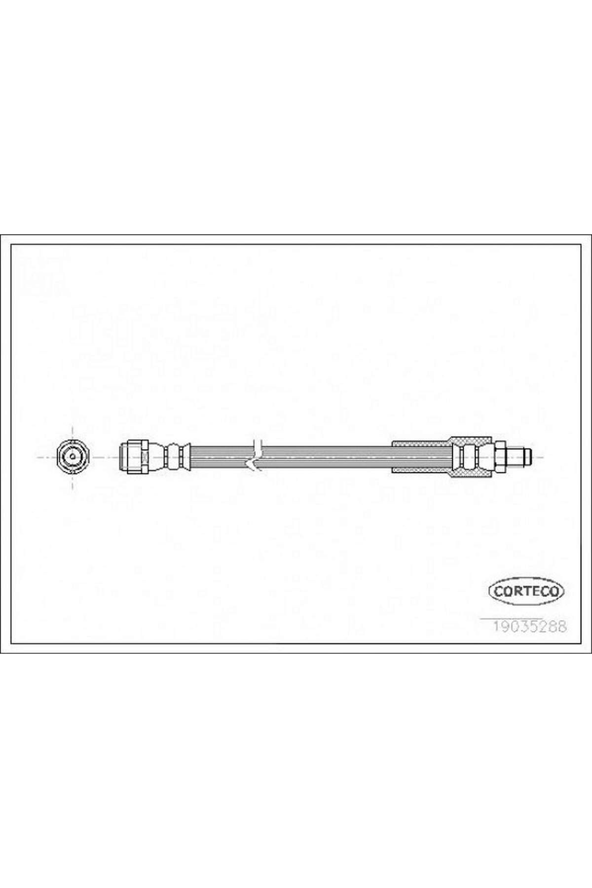 CORTECO FREN HORTUMU ARKA MERCEDES VIANO W639 03 VITO W639 03 ALMLA