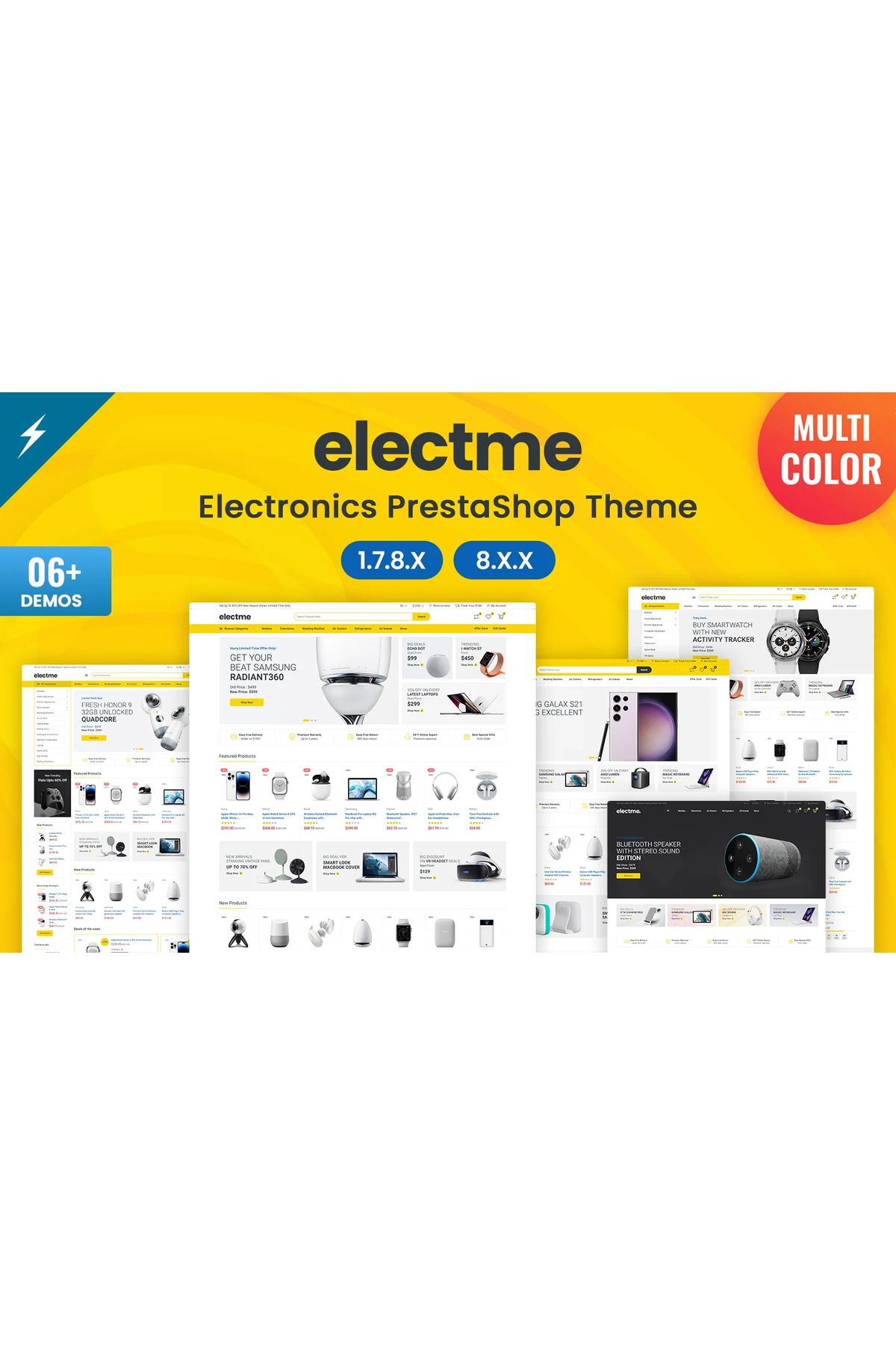 hemen tasarım Electme - Electronics PrestaShop Teması