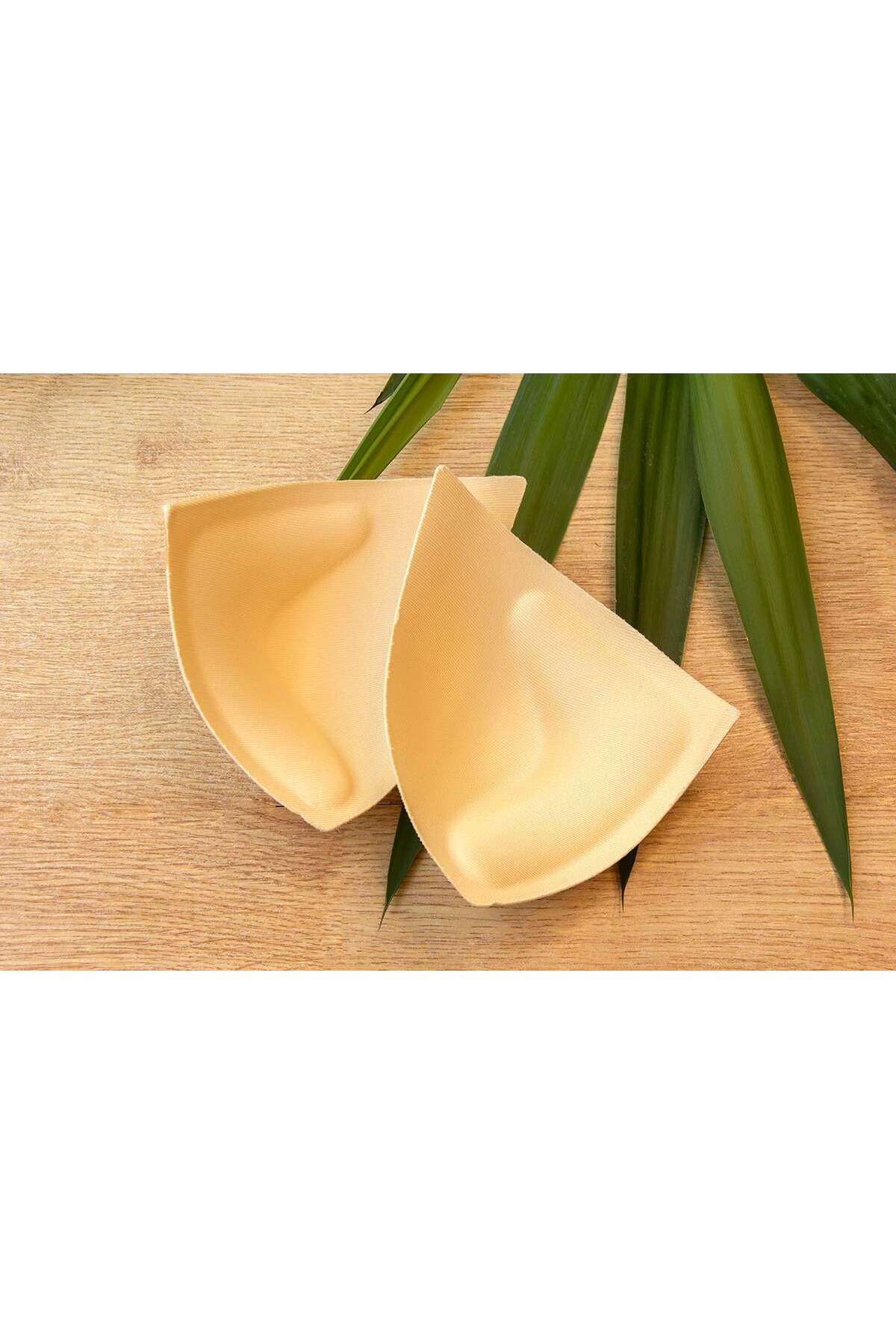 AQUAVİVA Aquaviva Kadın Ten Mayo Bikini Iç Çamaşırı Üçgen Double Dolgu Push - Up Cup