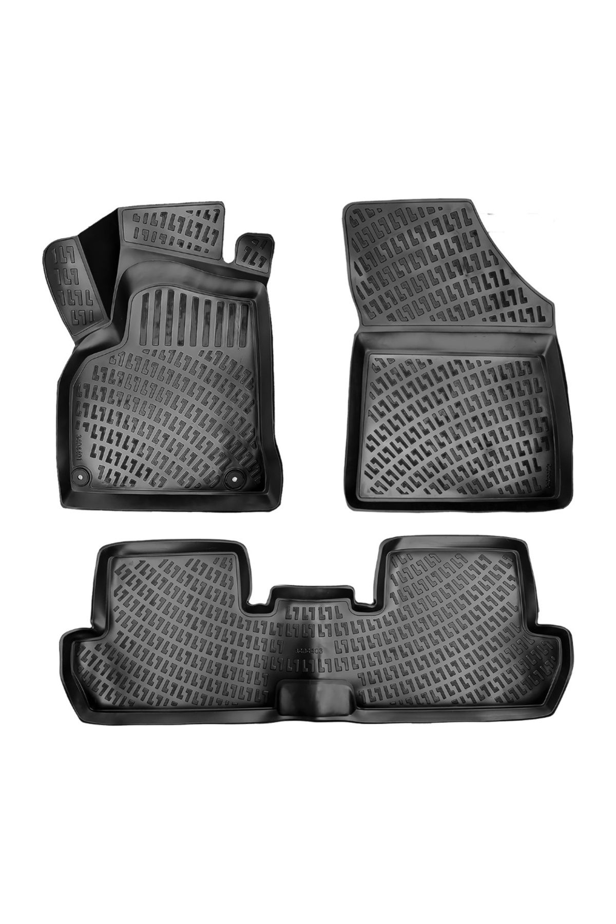 Umbrella Set Covorase Auto Cauciuc Umbrella Pentru Peugeot 3008 I 2008-2016 - Mărime unică