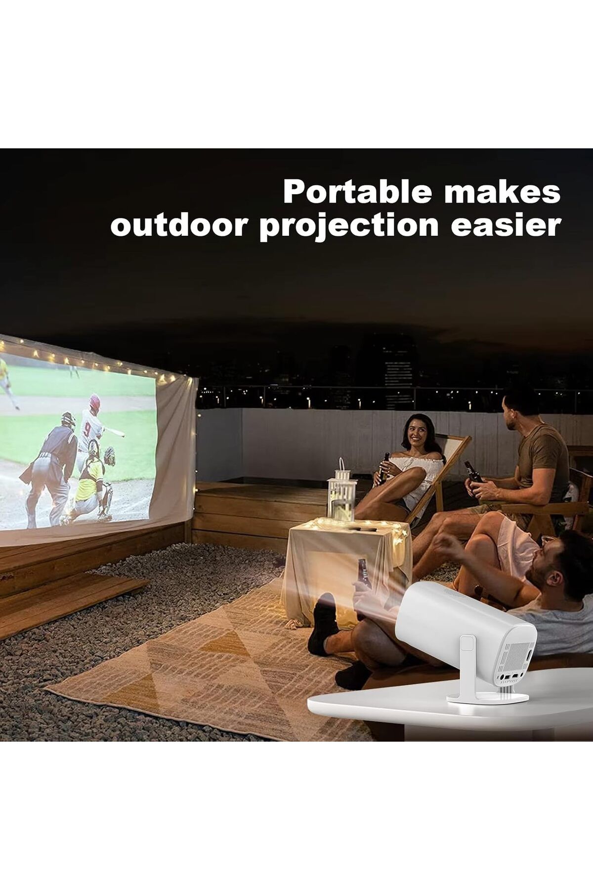 Vidvie-Game Projector 2 in 1 Professional Chip, Portable Projector With Wireless Controller Gamepad 3