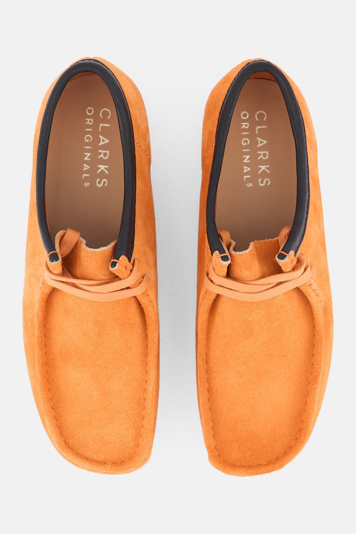 CLARKS-Men Wallabee Lace Up Casual Shoes, Orange 3