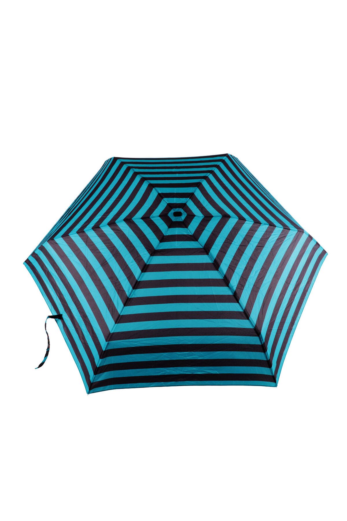 Biggdesign-Biggdesign Moods Up Mini umbrelă cu dungi negre, verzi 5
