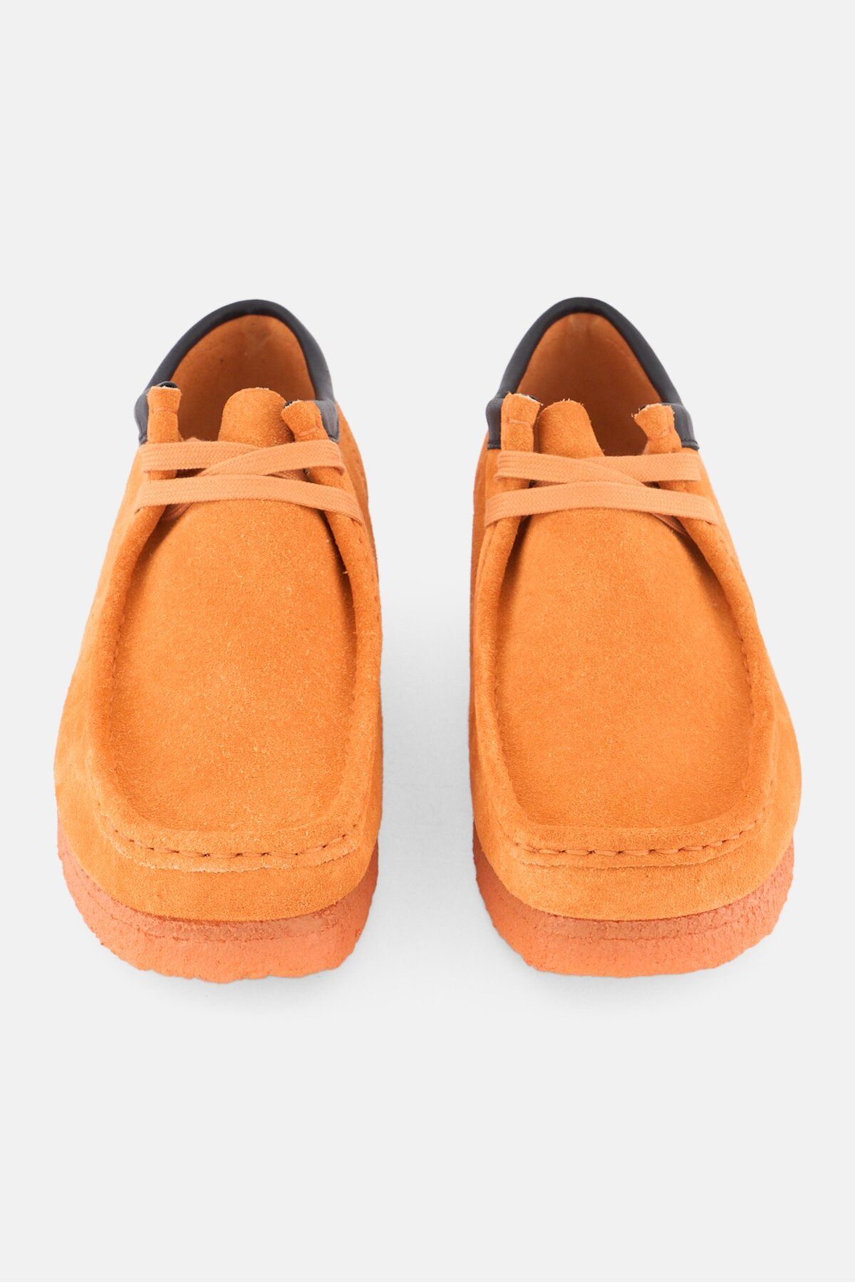 CLARKS-Men Wallabee Lace Up Casual Shoes, Orange 4