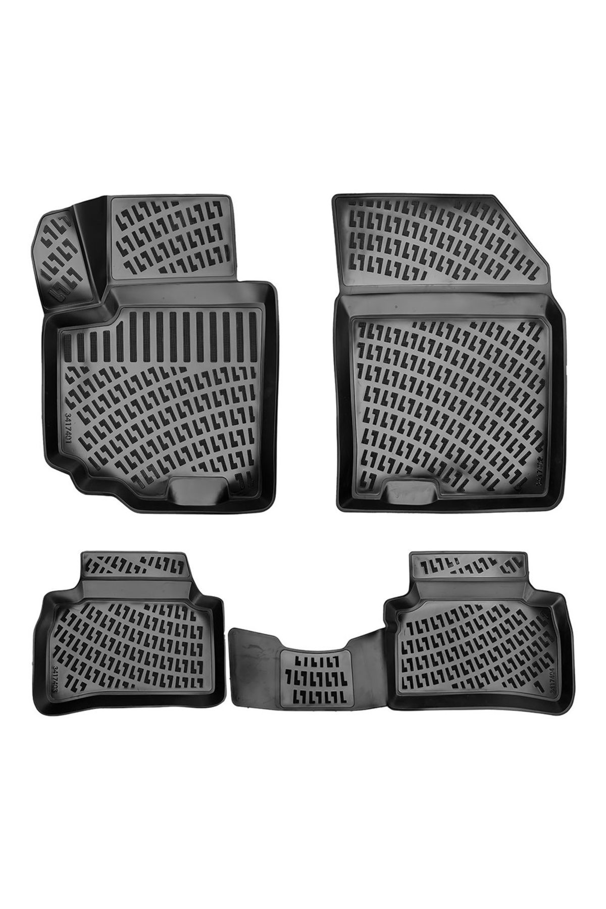 Umbrella Set Covorase Auto Cauciuc Umbrella Pentru Suzuki Sx4 Ii S-cross 2013-2021 - One Size