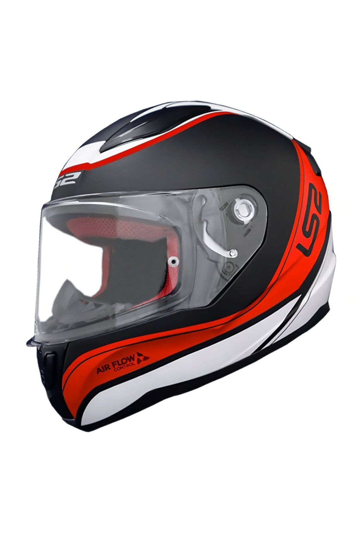 LS2 FF353 RAPID 1 DEEPER KIRMIZI KAPALI KASK