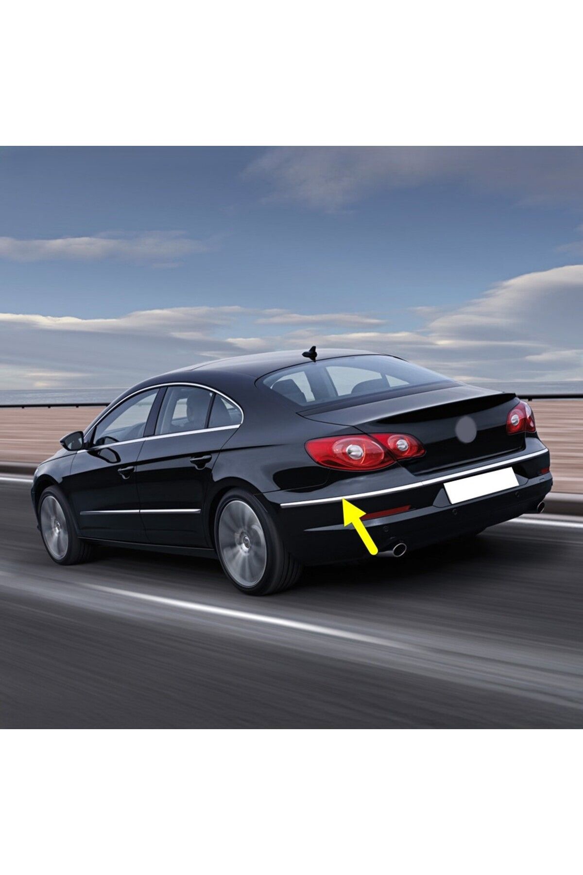 Bisra VW Passat CC 2009-2012 Arka Tampon Sol Köşe Çıtası 3C8807459A
