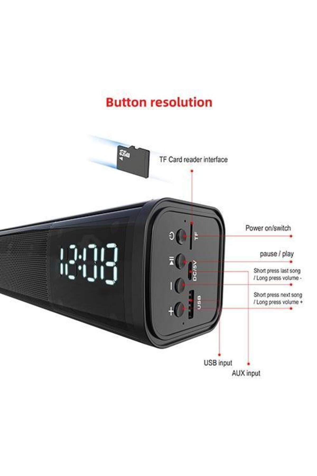 adler-Digital Clock with Bluetooth Speaker, Alarm Adler AD 1191 5