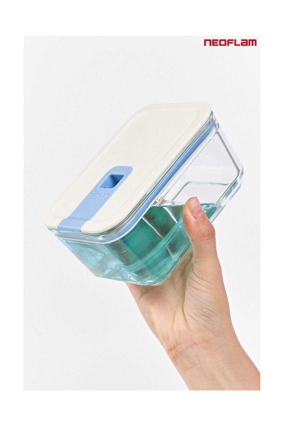 NEOFLAM-High-quality, airtight glass storage box. Capacity 750ML 3