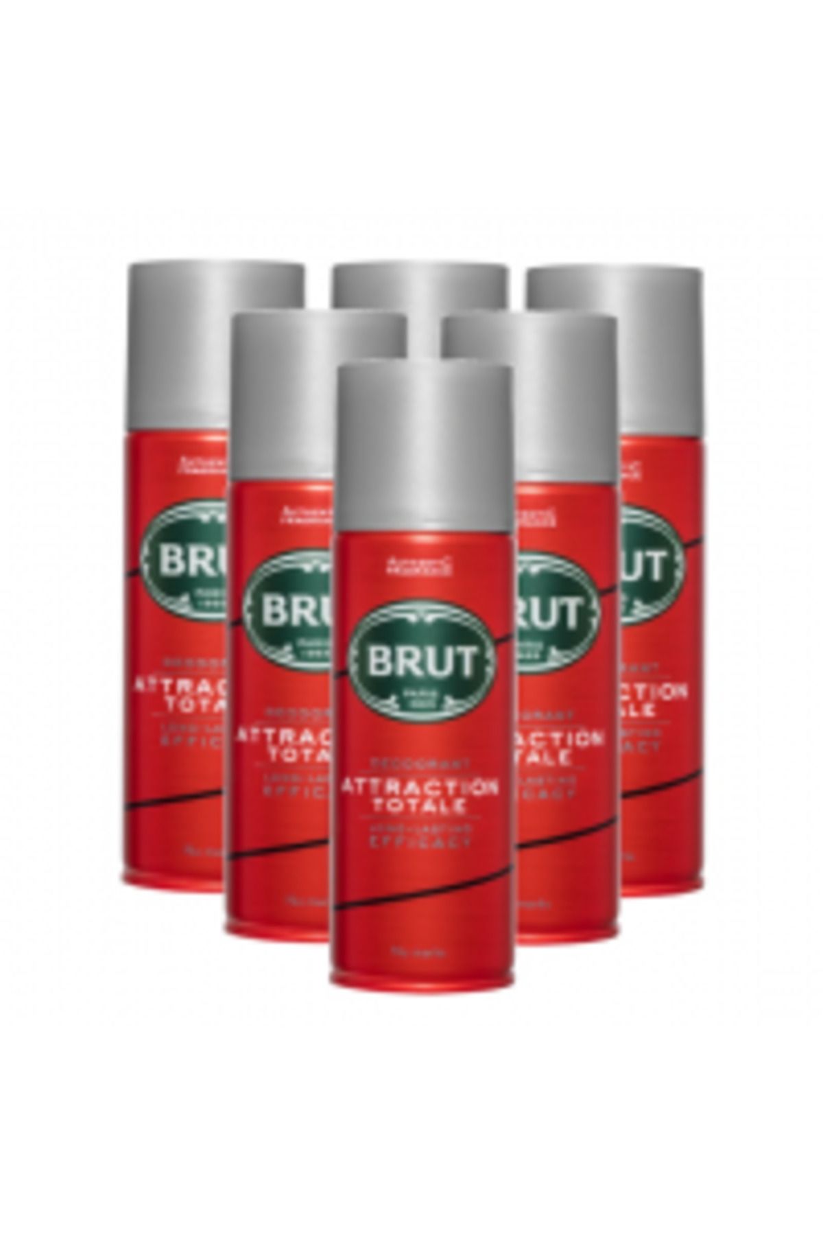 Brut-Brut Attraction Totale, deodorant spray for men, 6 x 200 ml 1