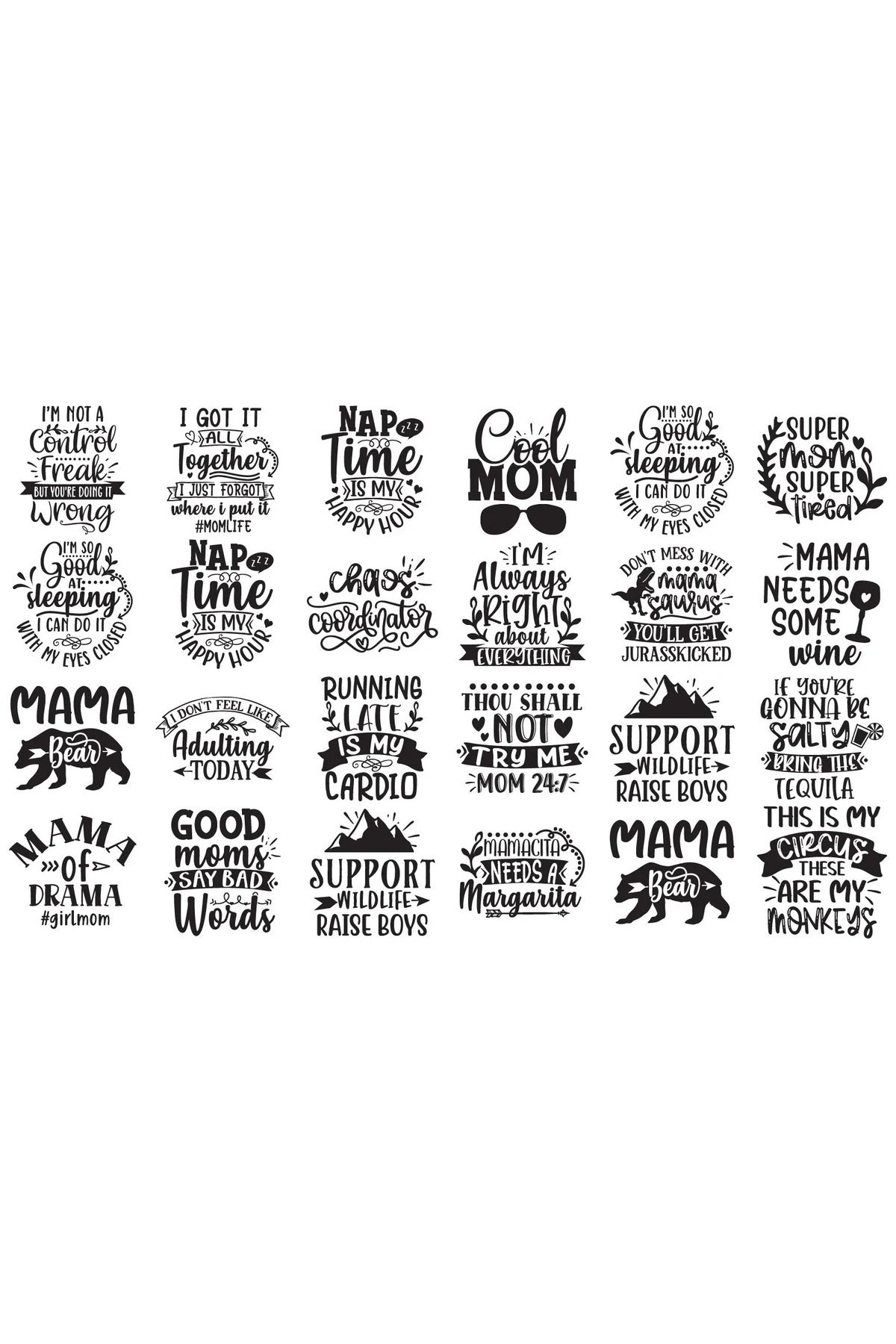 hemen tasarım Friendship SVG Quotes Bundle T-shirt Tasarım Paketi