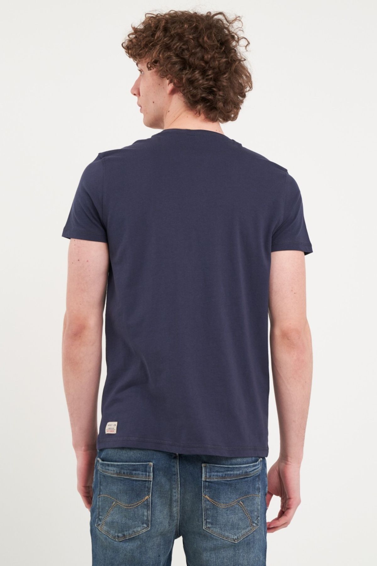 Timeout-Men's solid color T-shirt 4