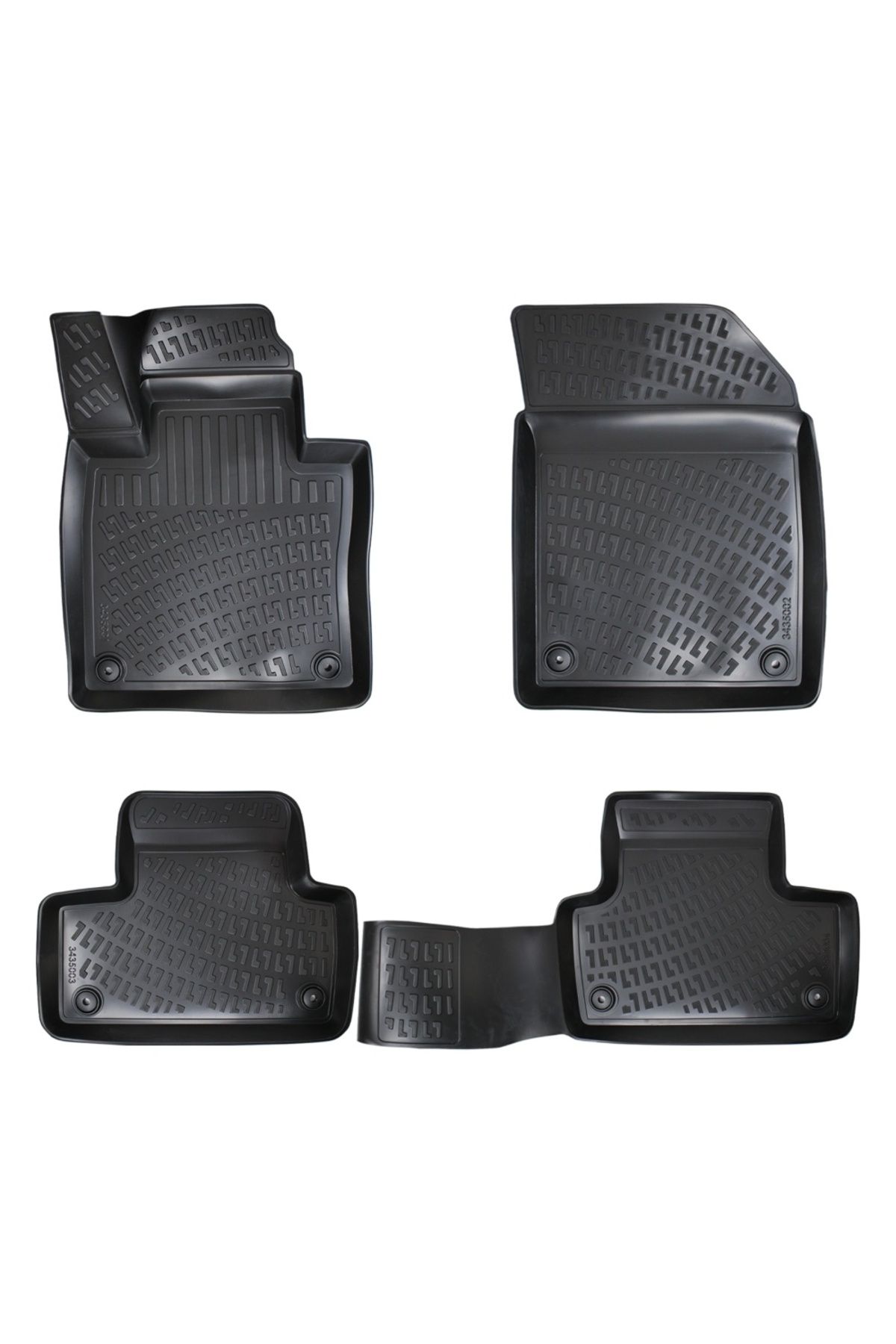 Umbrella Set Covorase Auto Cauciuc Umbrella Pentru Volvo Xc-60 (ii) 2017- - One Size