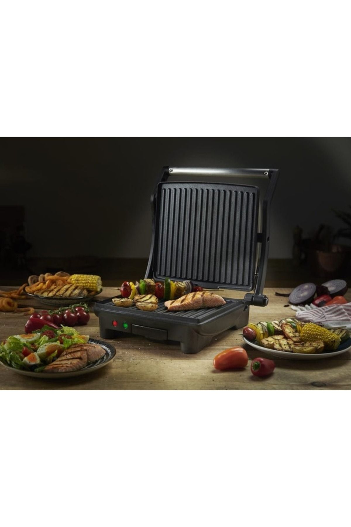 George Foreman-George Foreman Flexe Electric Grill-Flat, Open Griddle, Panini Press And Sandwich Maker 6