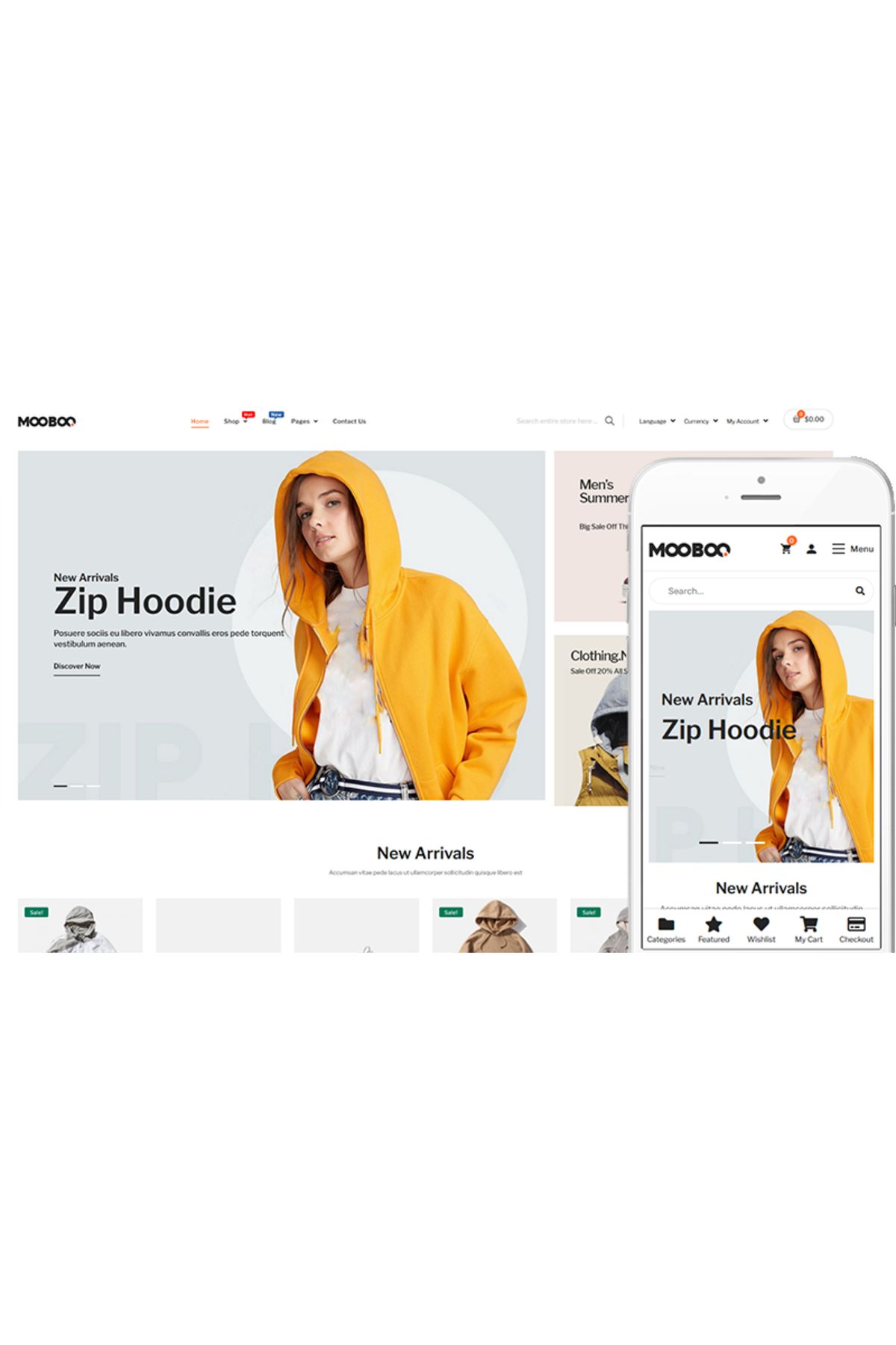 hemen tasarım MooBoo - Fashion WooCommerce Teması