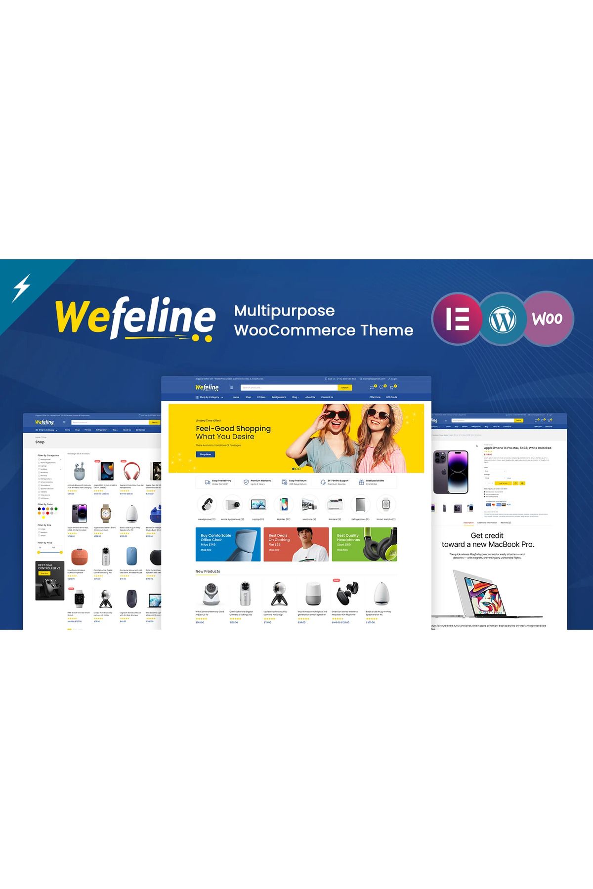 hemen tasarım Wefeline Mega Shop and Electronics