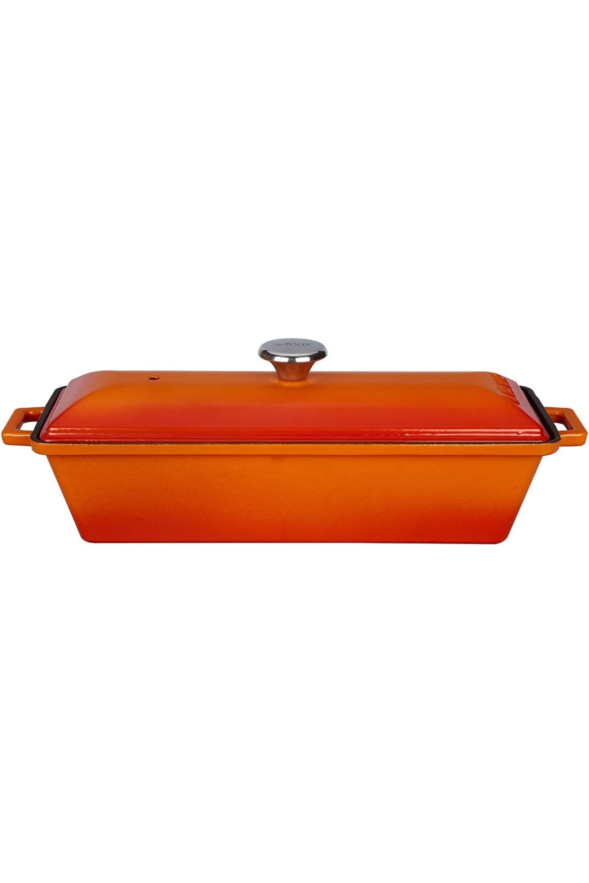 STOREMAX EMN Döküm Ekmek Kabı/Terrine, 11x29 cm, Turuncu Cİ ST5 1133631