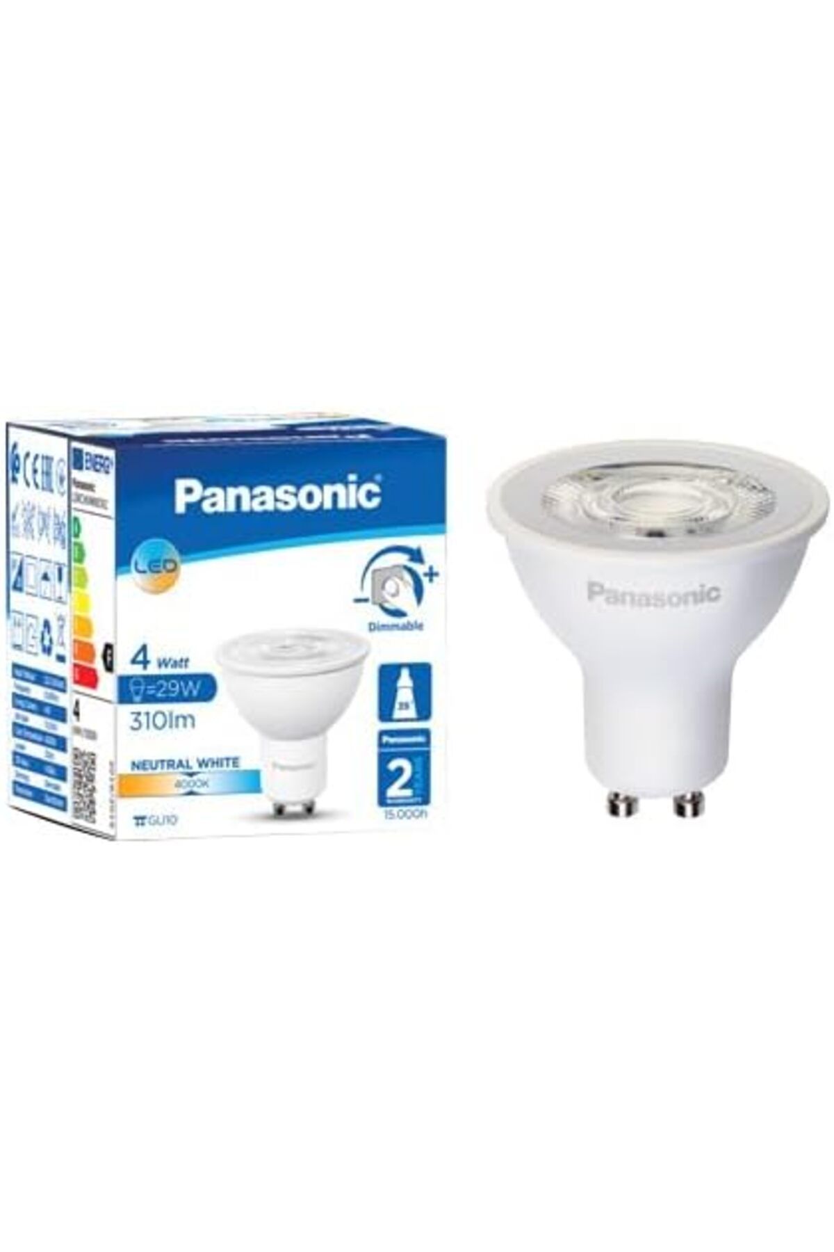 MEGOBİNE WHERE GU10 LED Dim Lamba 4W 310LM 4000K ZTML SYFT 1139610