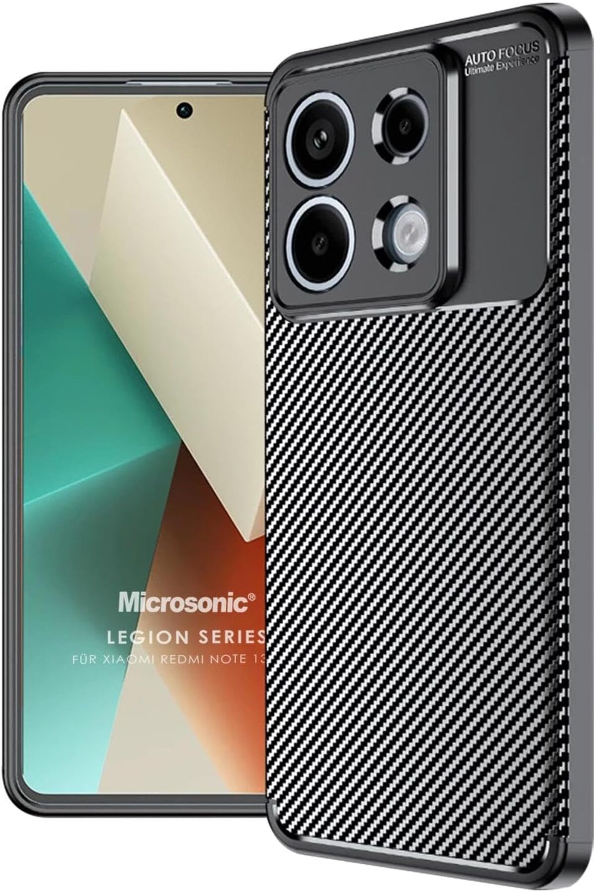 STOREMAX EMN Xiaomi Redmi Note 13 Pro için Kılıf Legion Series Siyah [Redmi Note 13 Pro ile Uyumlu Kılı