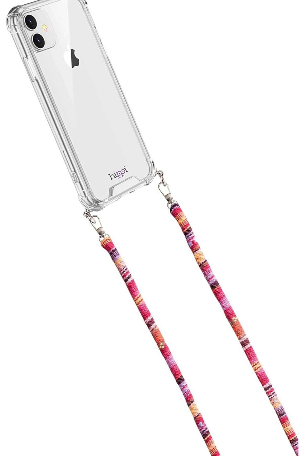 mazıdağı mazzıdağ Renkli 110 Cm Ipli Tüm Telefonlarla Uyumlu Ve Boyun Askılı Kumaş Telefon Askısı (Re