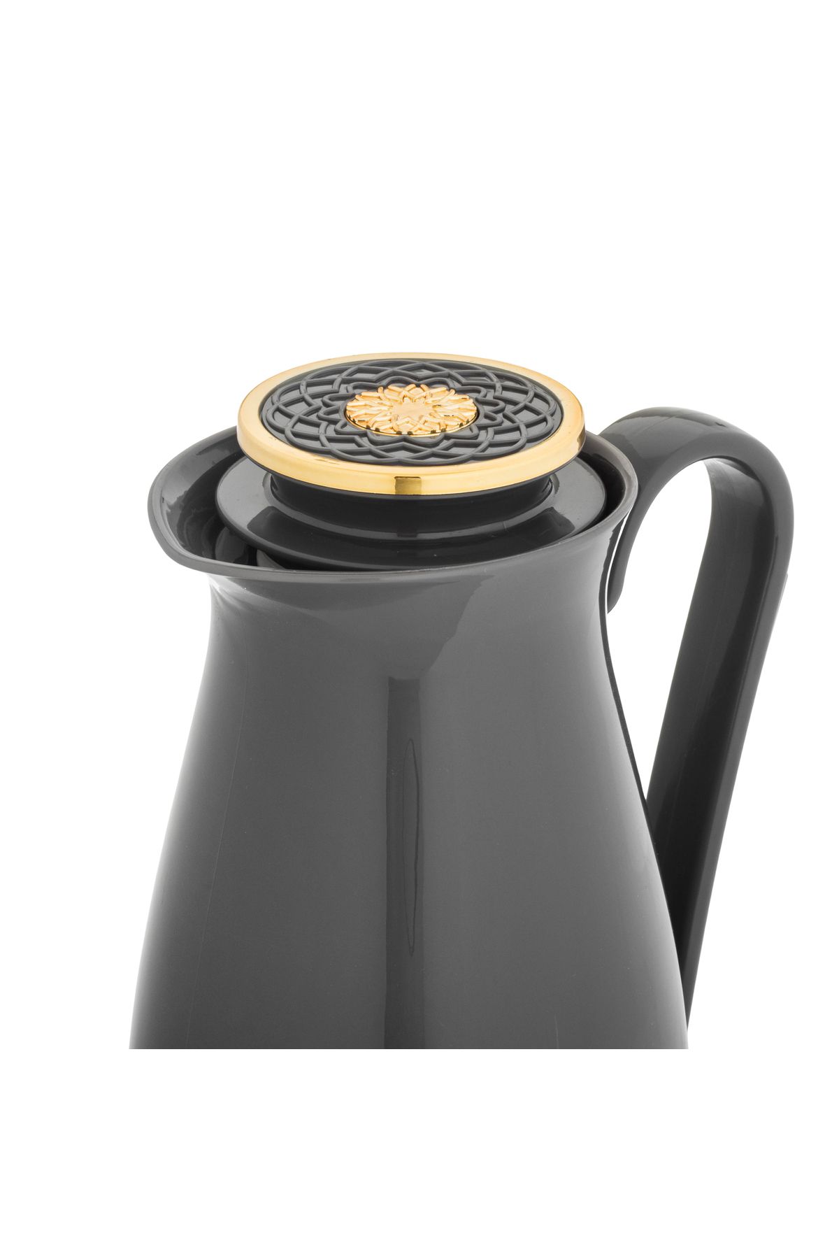 Alaska-Alaska Thermos, Grey with Gold, 1 Liter 3