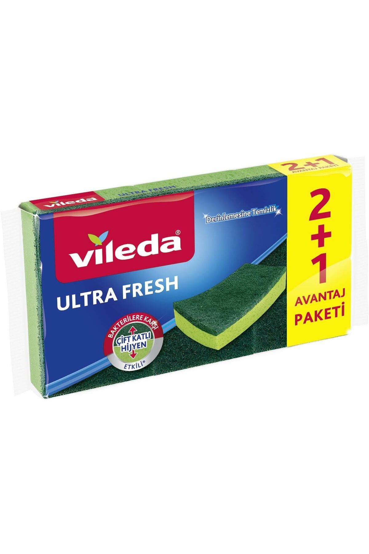 KDROĞLU KDROGLU Ultra Fresh Düz Sünger 2+1 New Desing 1109836