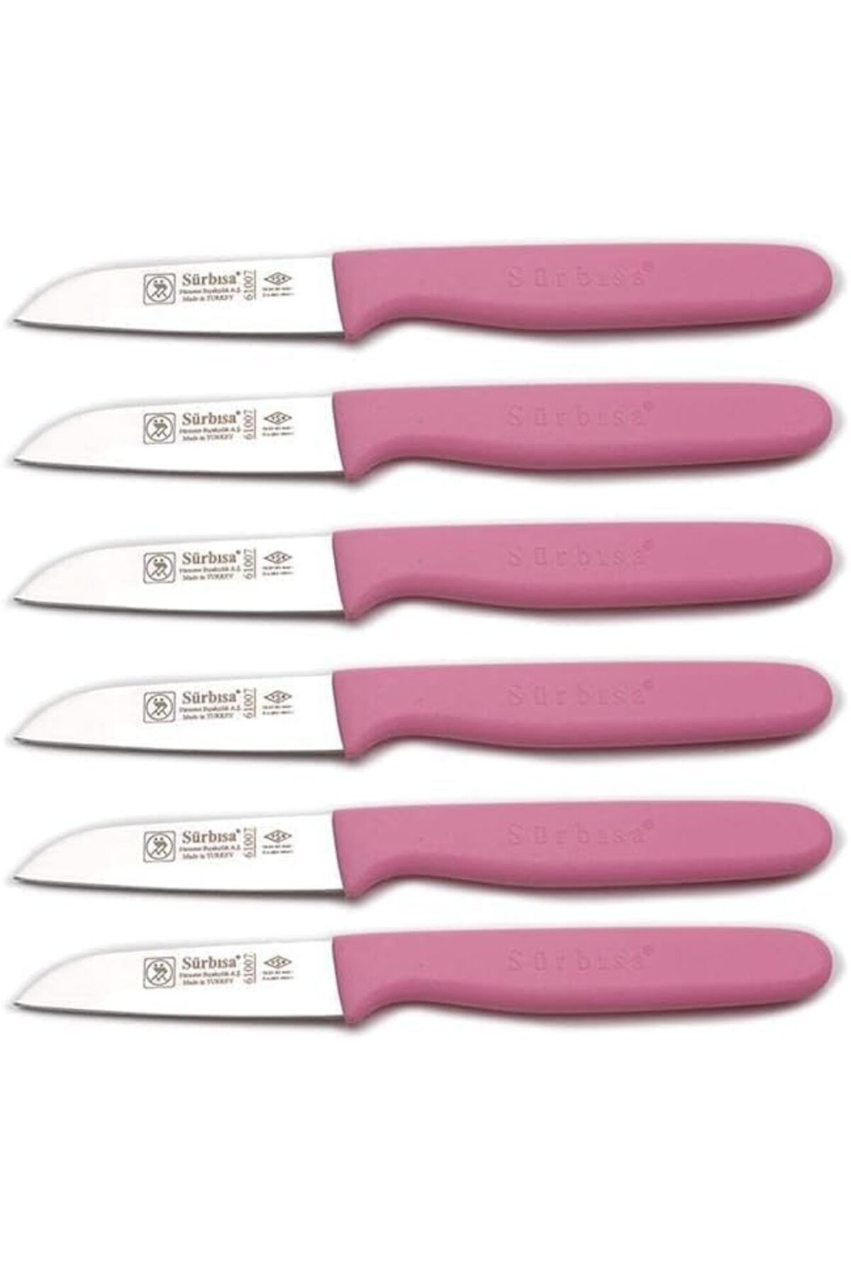 DERİK Meyve Bıçağı Seti 11 Renk Alternatifli (Pembe)