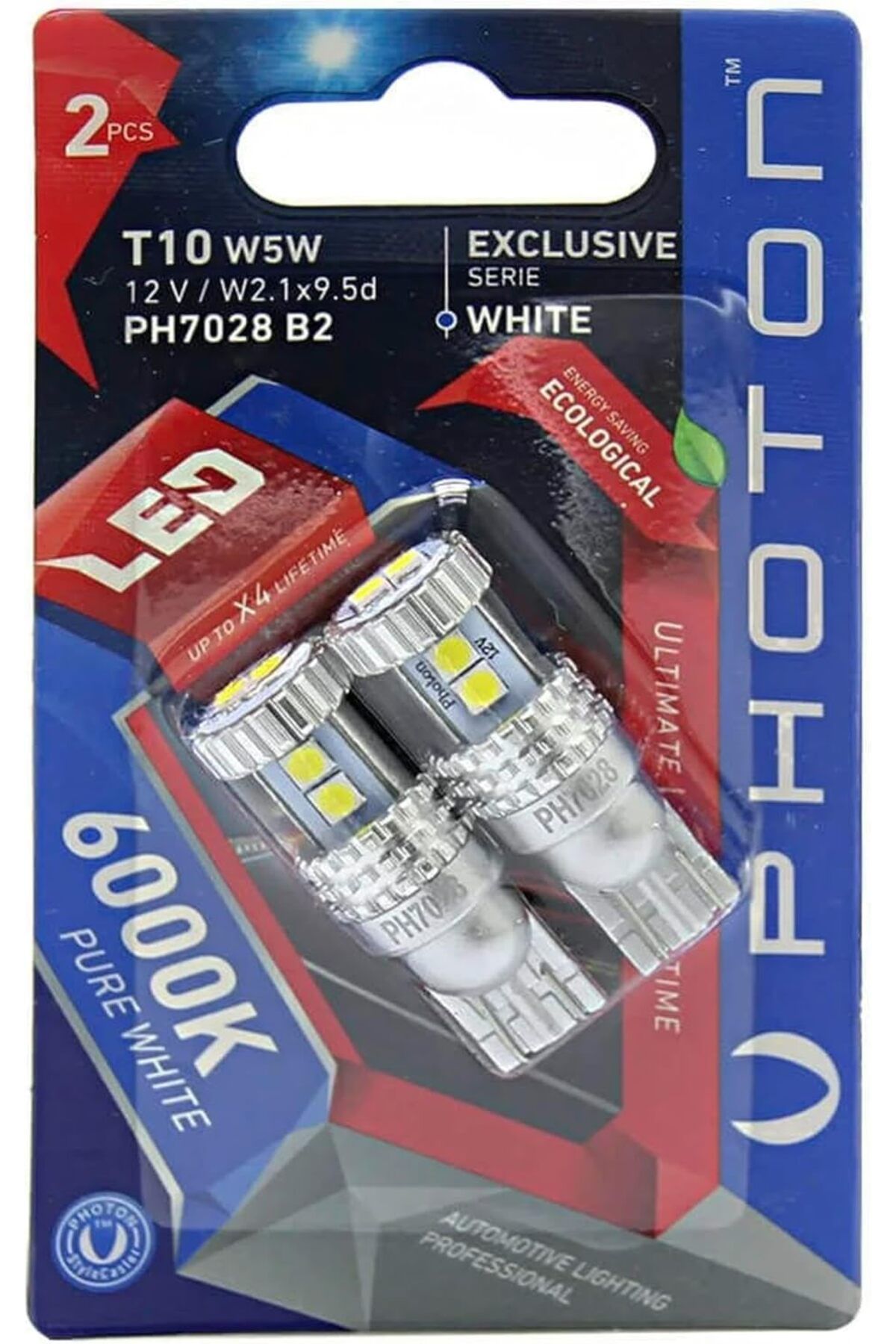 KDROĞLU KDROGLU T10 W5w Dipsiz Geri Vites/Tavan/Park/Plaka LED Ampulleri, 2'li Set, Beyaz New Desing 1109836