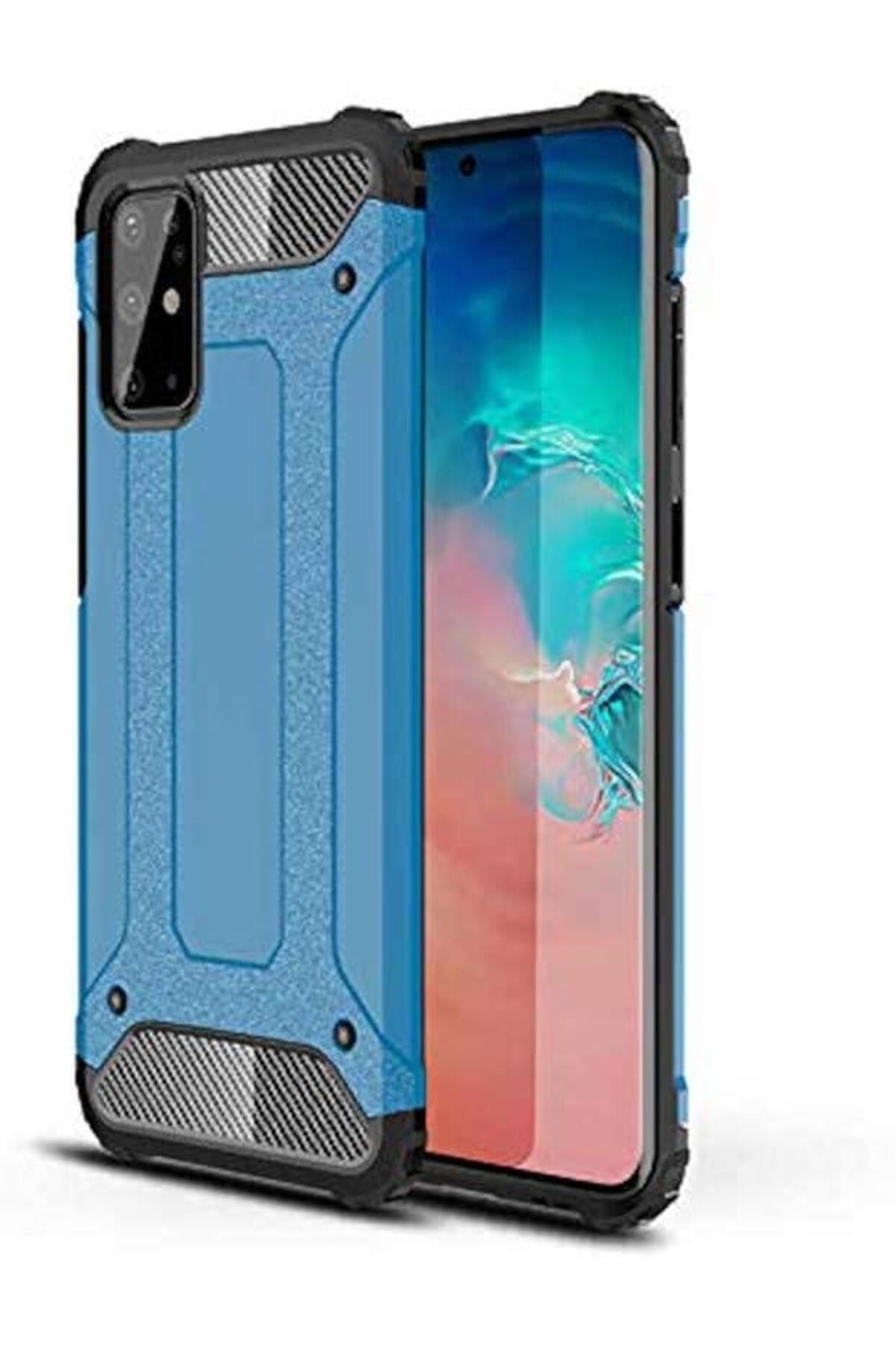 mazıdağı mazzıdağ Galaxy S20 Plus ile uyumlu Kılıf Zore Crash Zırh Tipi Koruyucu Çift Katmanlı Silikon