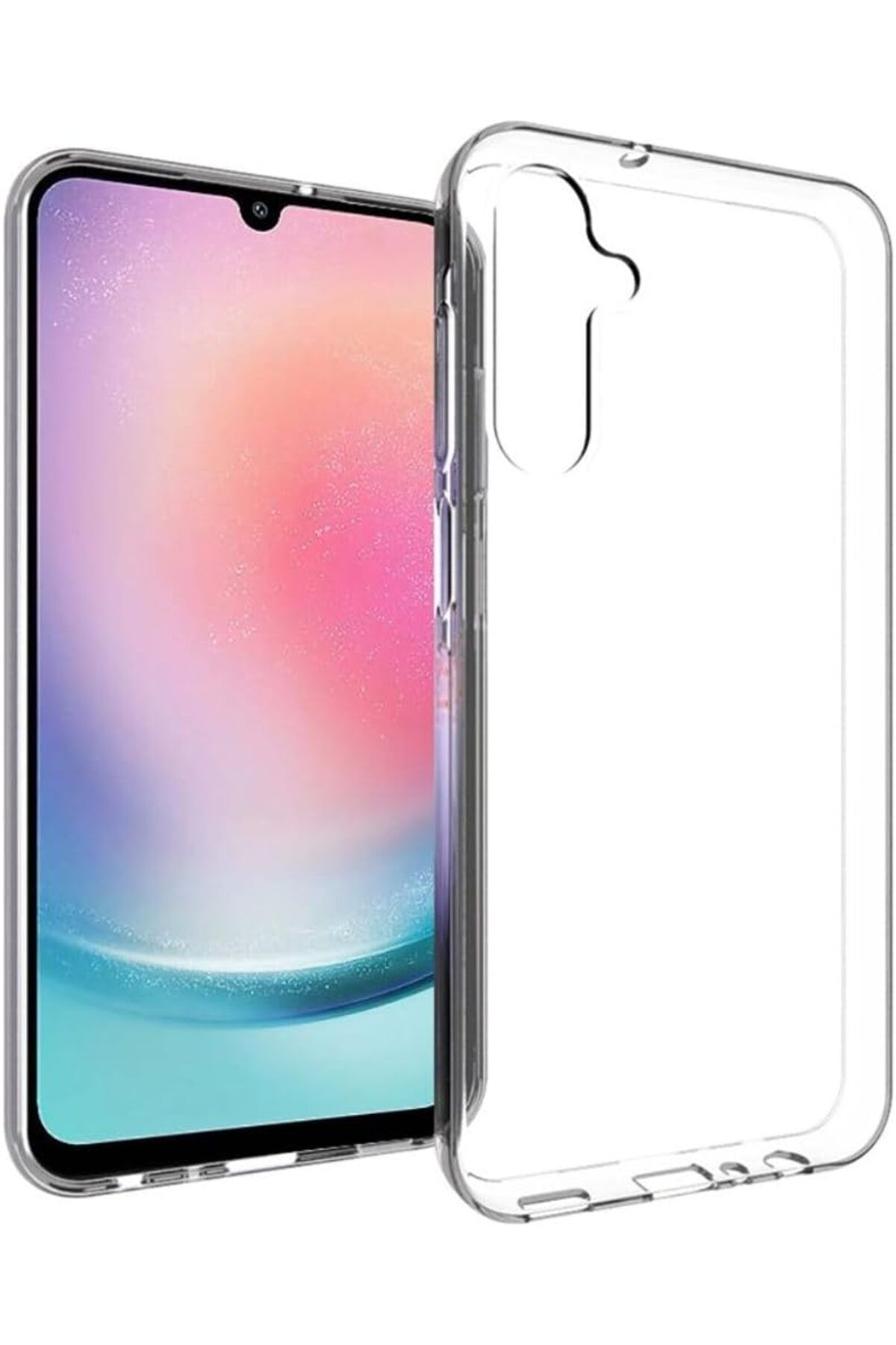 MEGOBİNE WHERE A25 İle Uyumlu Şeffaf Kılıfı ZTML SYFT 1139610