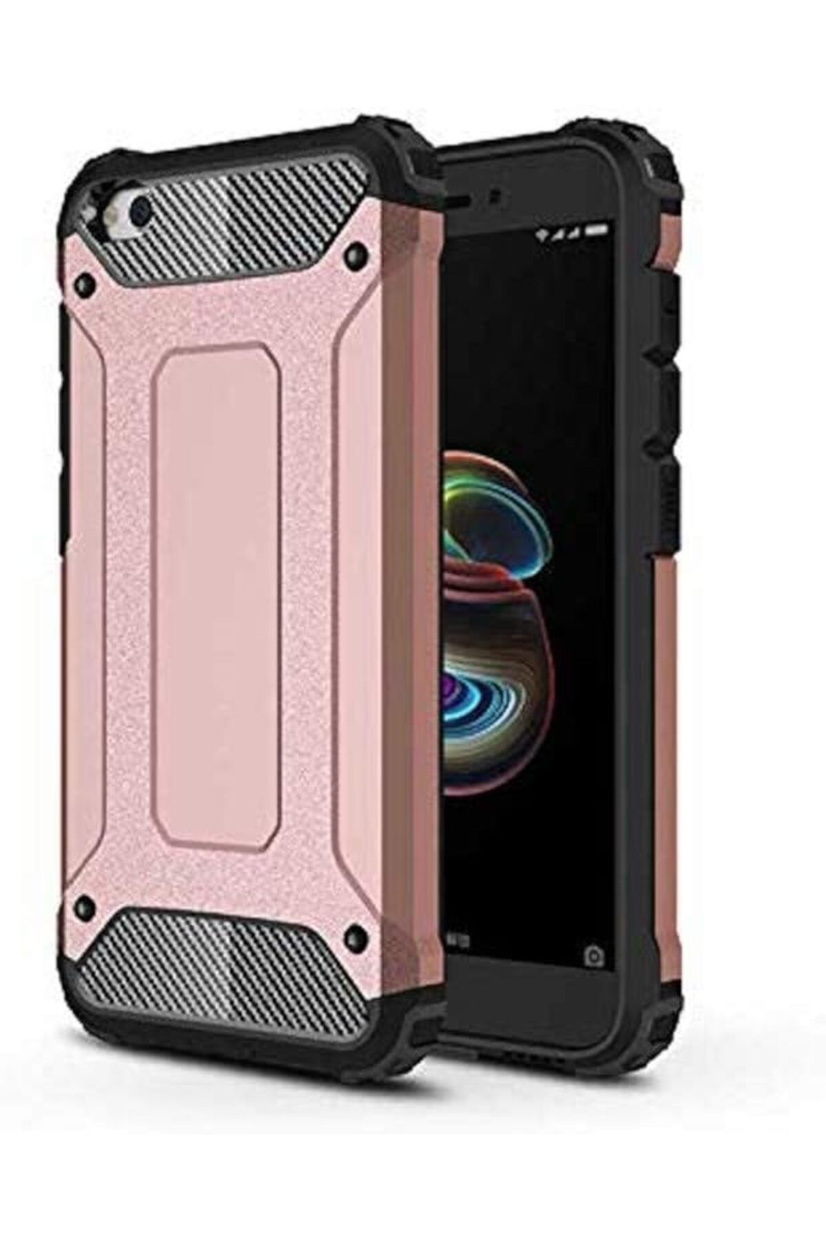 mazıdağı mazzıdağ Xiaomi Redmi Go ile uyumlu Kılıf Zore Crash Zırh Tipi Koruyucu Çift Katmanlı Silikon