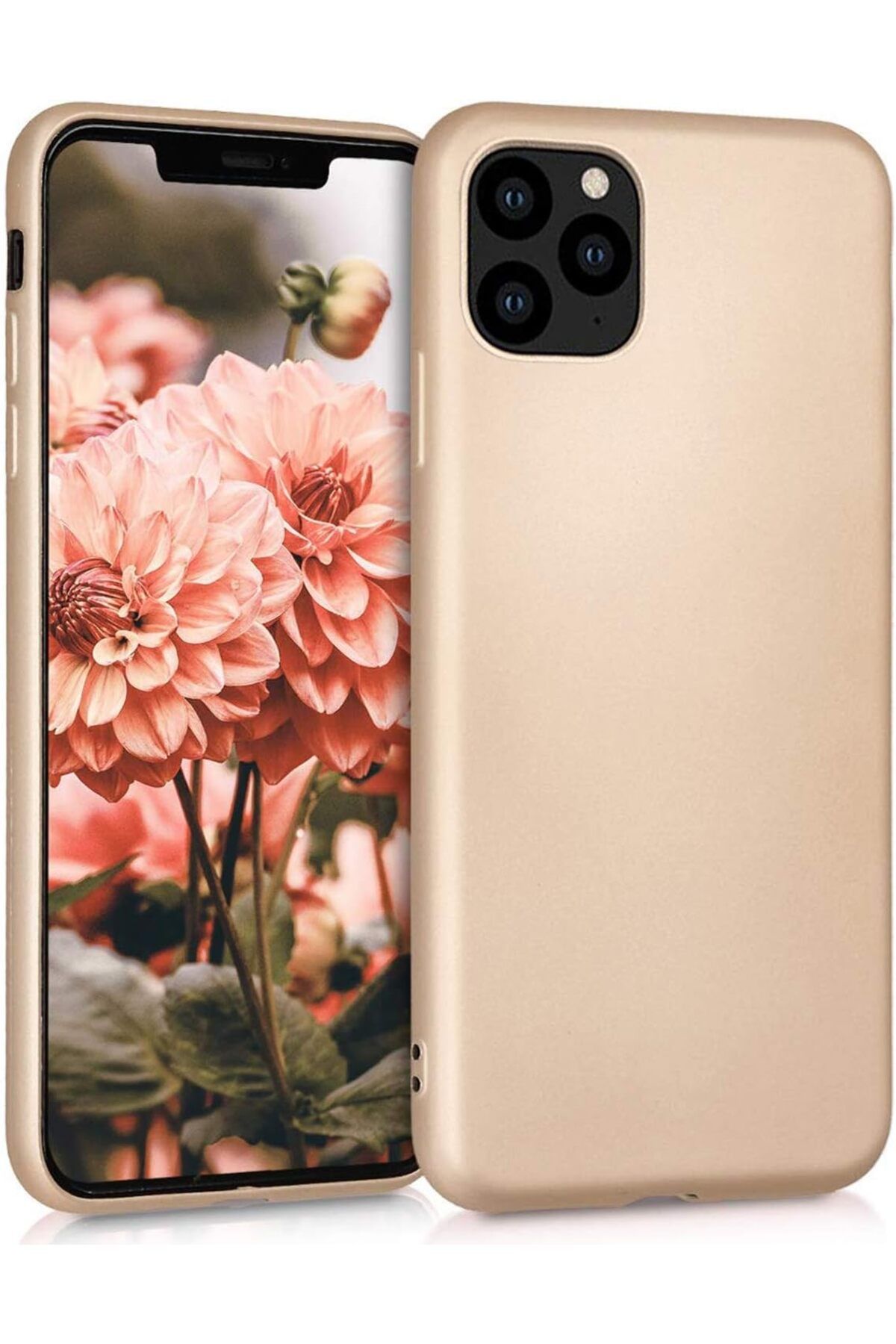 mazıdağı mazzıdağ Matte Silicone iPhone 11 Pro Max (6.5'') Kılıf Gold new store 1133631