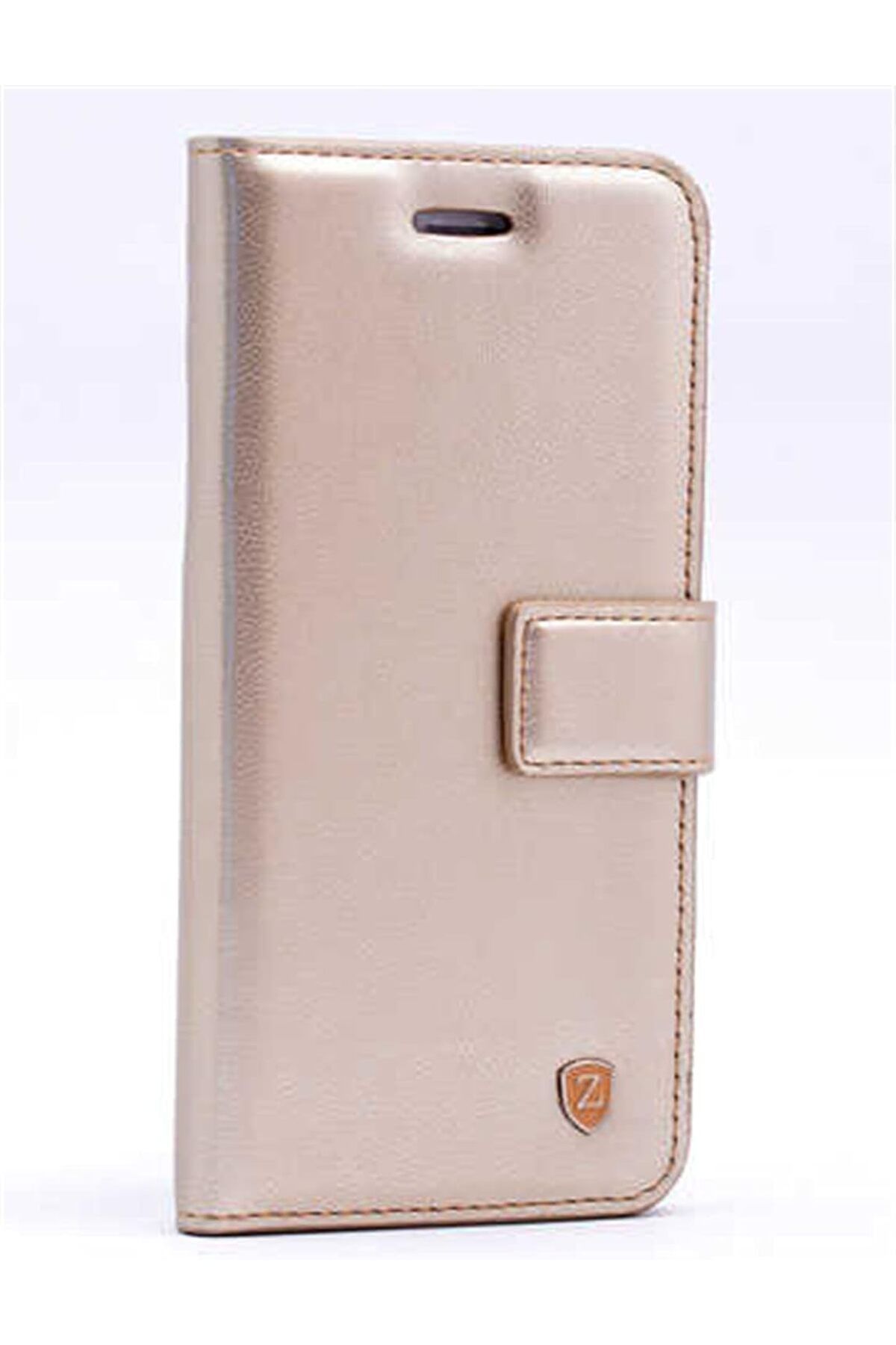 MEGOBİNE WHERE Galaxy S9 ile Uyumlu Kılıf New Delüxe Kapaklı Standlı Gold ZTML SYFT 1139610