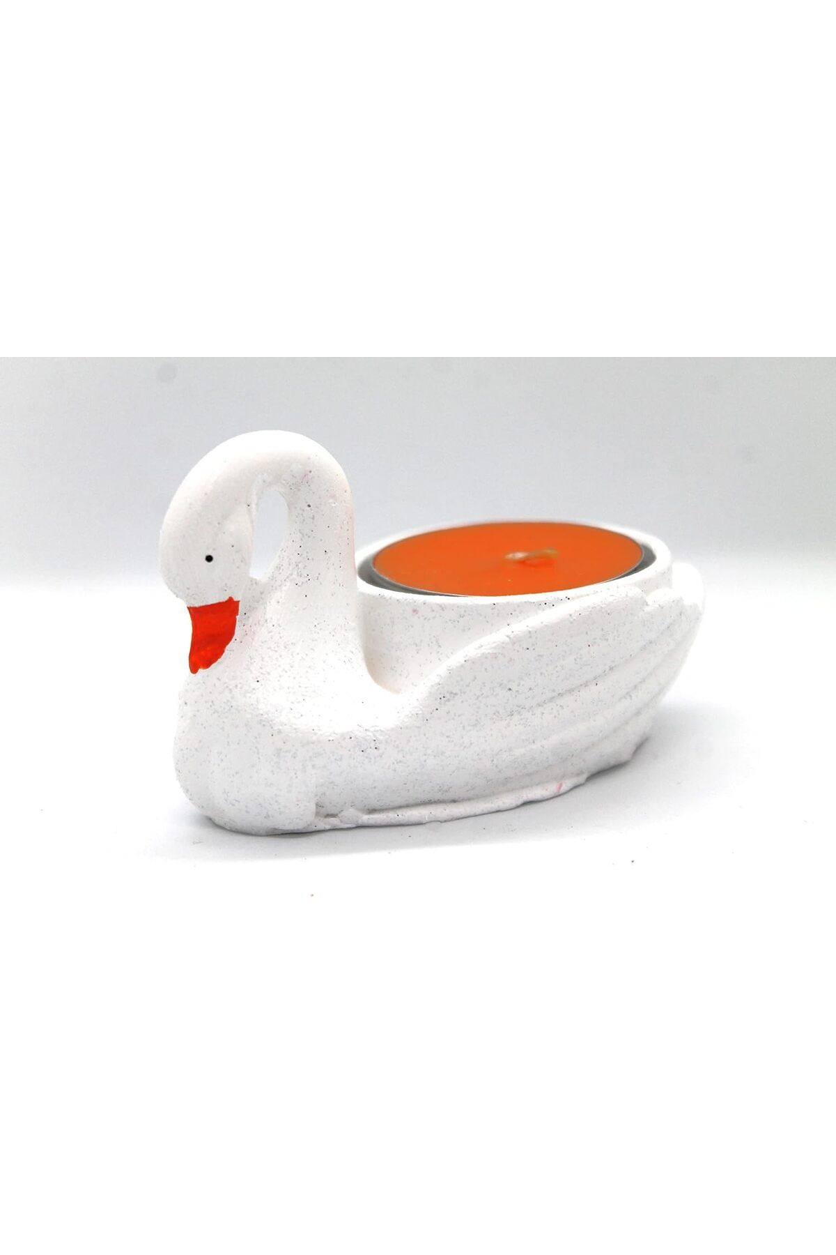 mazıdağı mazzıdağ Adet Beyaz parlak Kuğu Mumluk-Dekoratif Hediye-Tealight Tutucu-Dekoratif Mumluk El Yapı