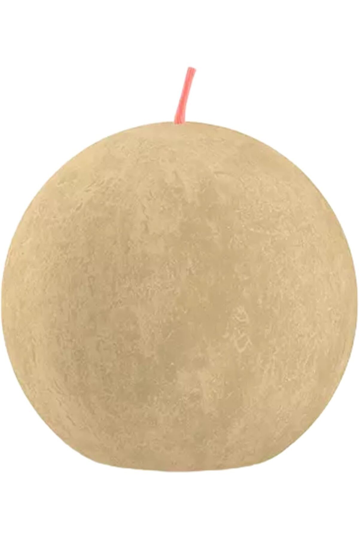 mazıdağı mazzıdağ Yulaf Beji Renginde Rustik Top Mum - 76mm - 25 Saat Yanma Süresi new store 1133631