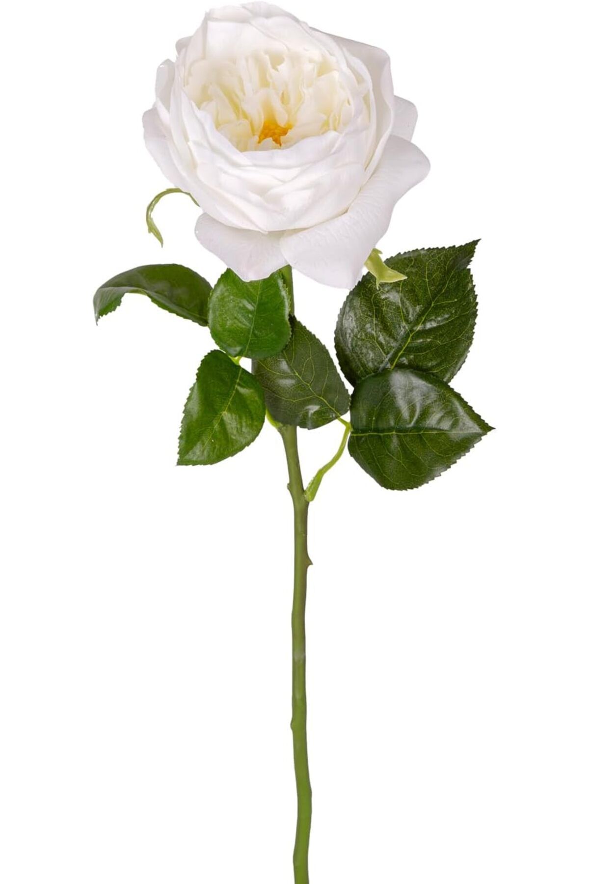 mazıdağı mazzıdağ Yapay Çiçek Islak Dokulu Gül Beyaz 48 Cm. new store 1133631