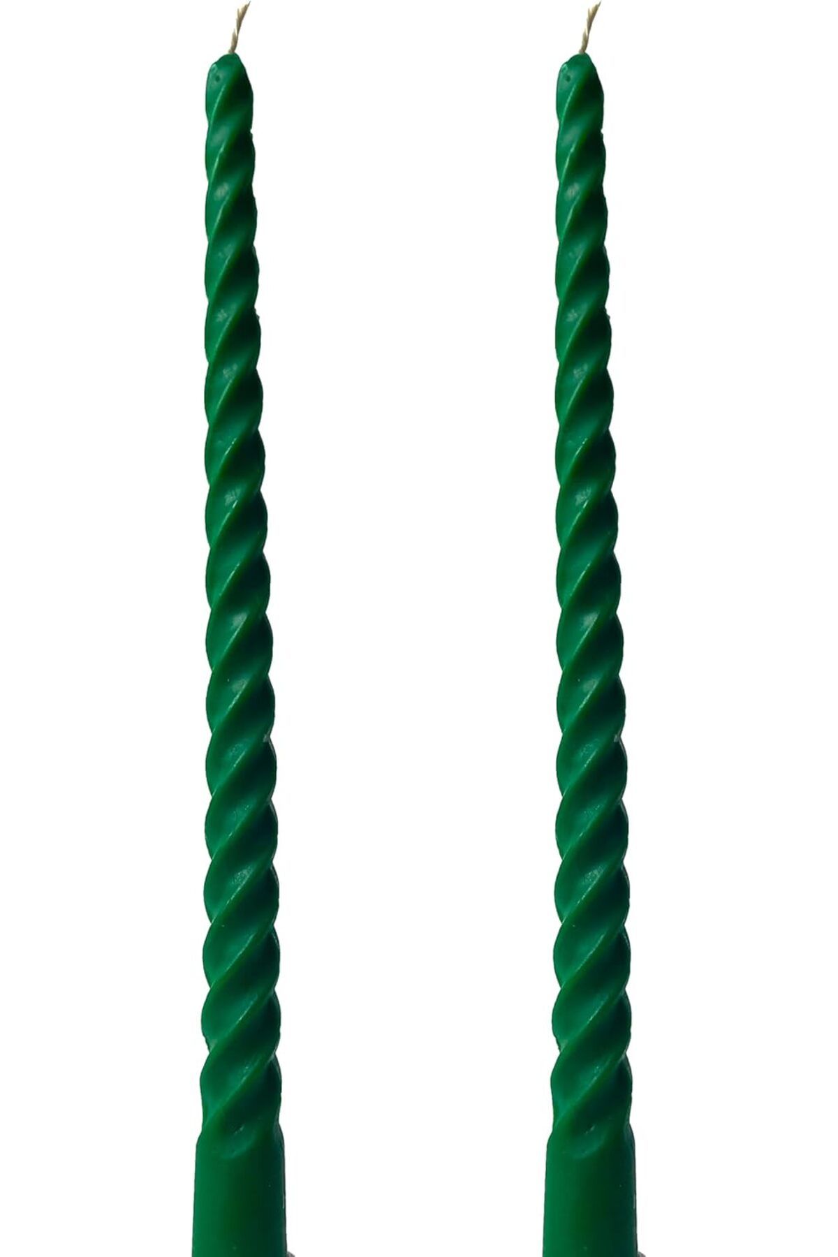 mazıdağı mazzıdağ (2 Adet 27.5Cm) Balmumu Mum Konik Burgulu Şamdan Mumu Doğal Dekoratif Beeswax Candle (Y