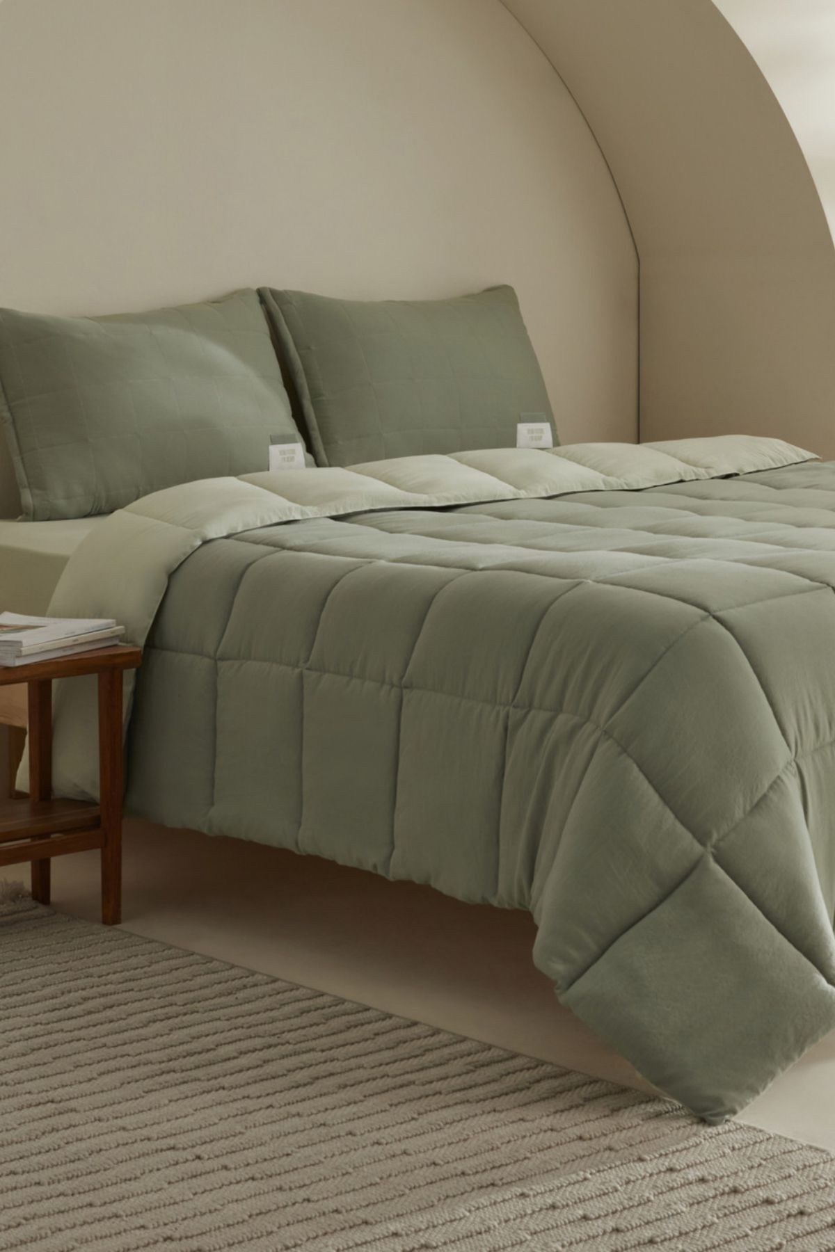 ست خواب دو نفره  سبز Karaca Home | 1.00019E+12 اورجینال - تصویر 2