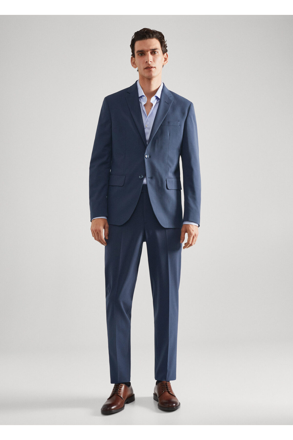 MANGO Man-Σετ παντελονιού Slim Fit 3