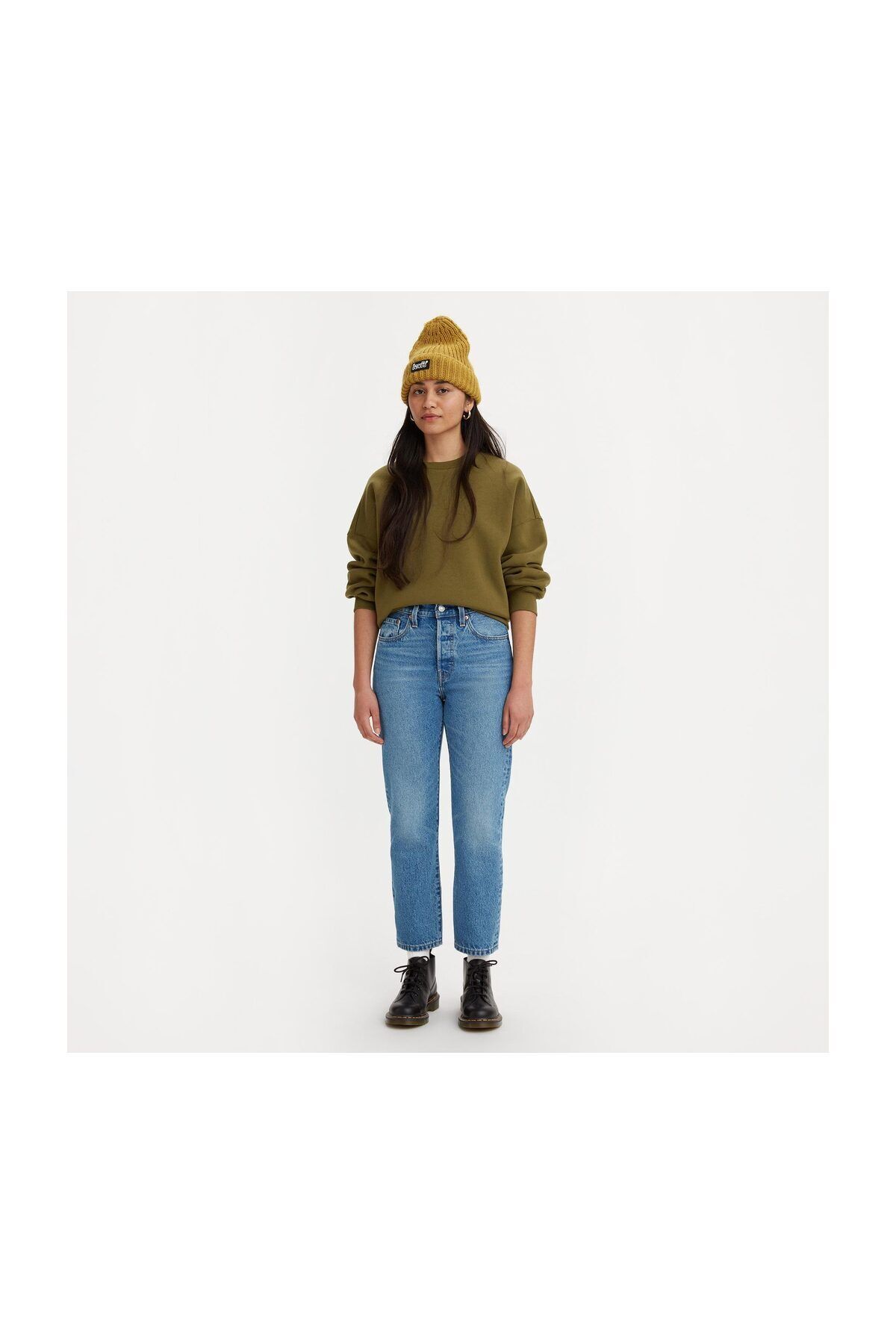 Levi's Damskie Spodnie Jeansowe Crop 501 — Muszą Być Moje Kobieta - 30/30