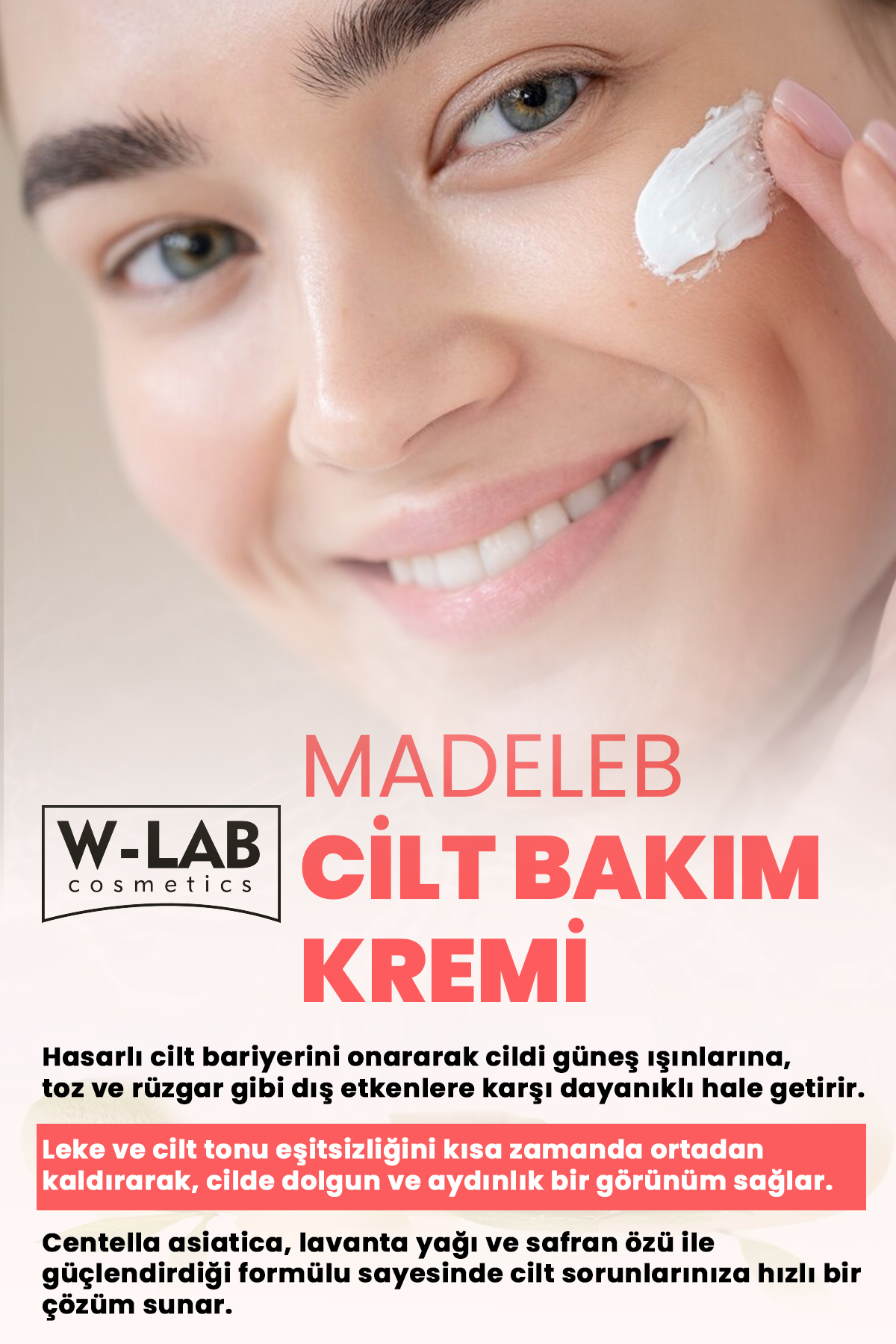 کرم صورت   W-Lab Kozmetik | MAdeleb5li اورجینال - تصویر 3