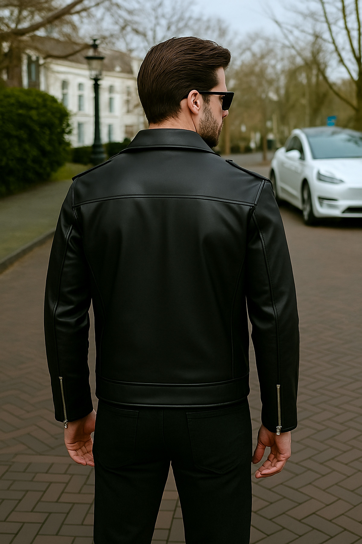 Jaglion  Erkek Yeni Sezon Deri Ceket - Görsel 4