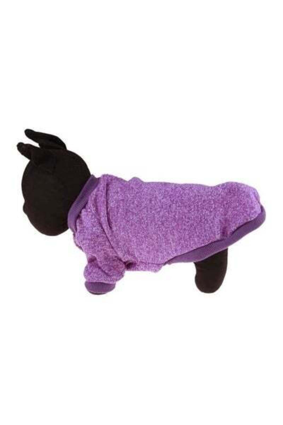 HALAMODO-Casual Winter Sweater With Hoodie Purple XS 3