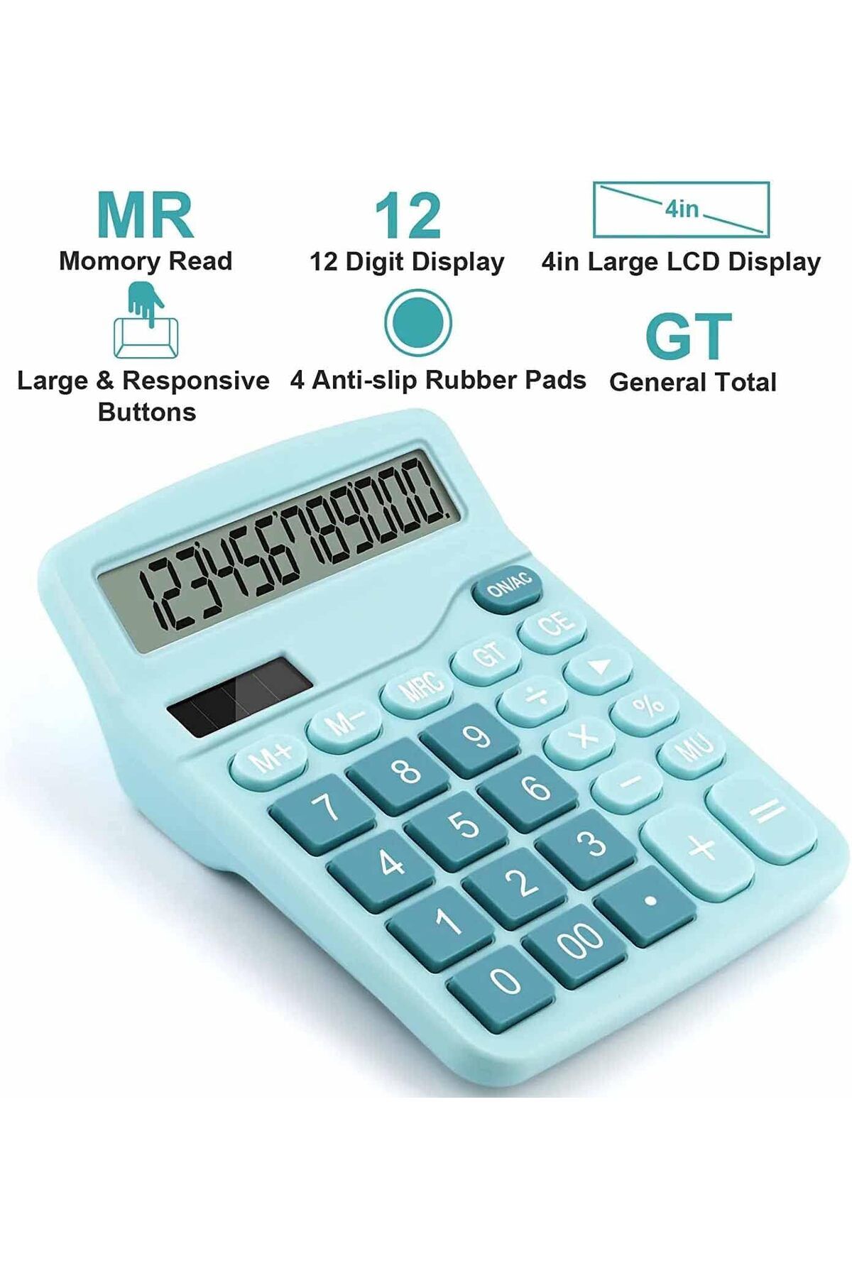 fulina-Office Desk Calculator, Calculator with Big Button Large Display for Office Home and School 2