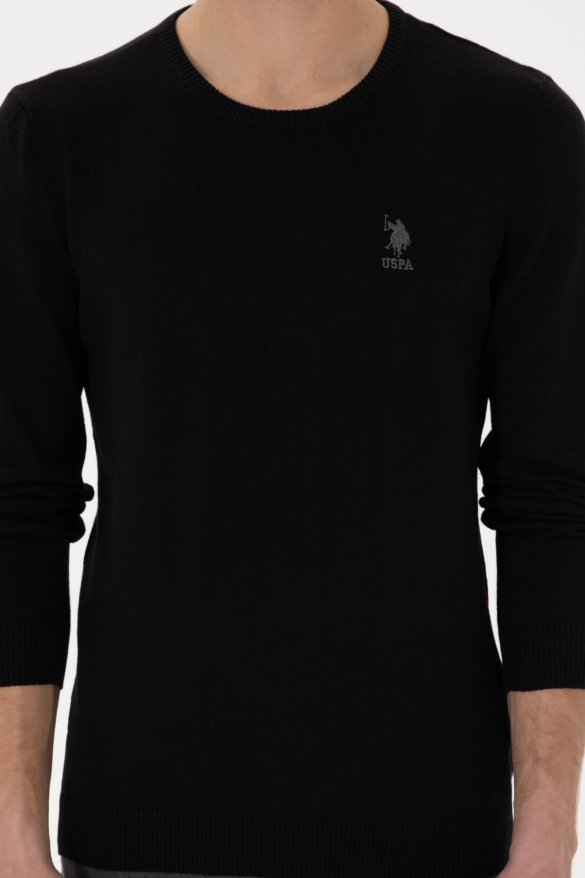 پلیور ساده مشکی مردانه U.S. Polo Assn. 50288880-VR046 — 6