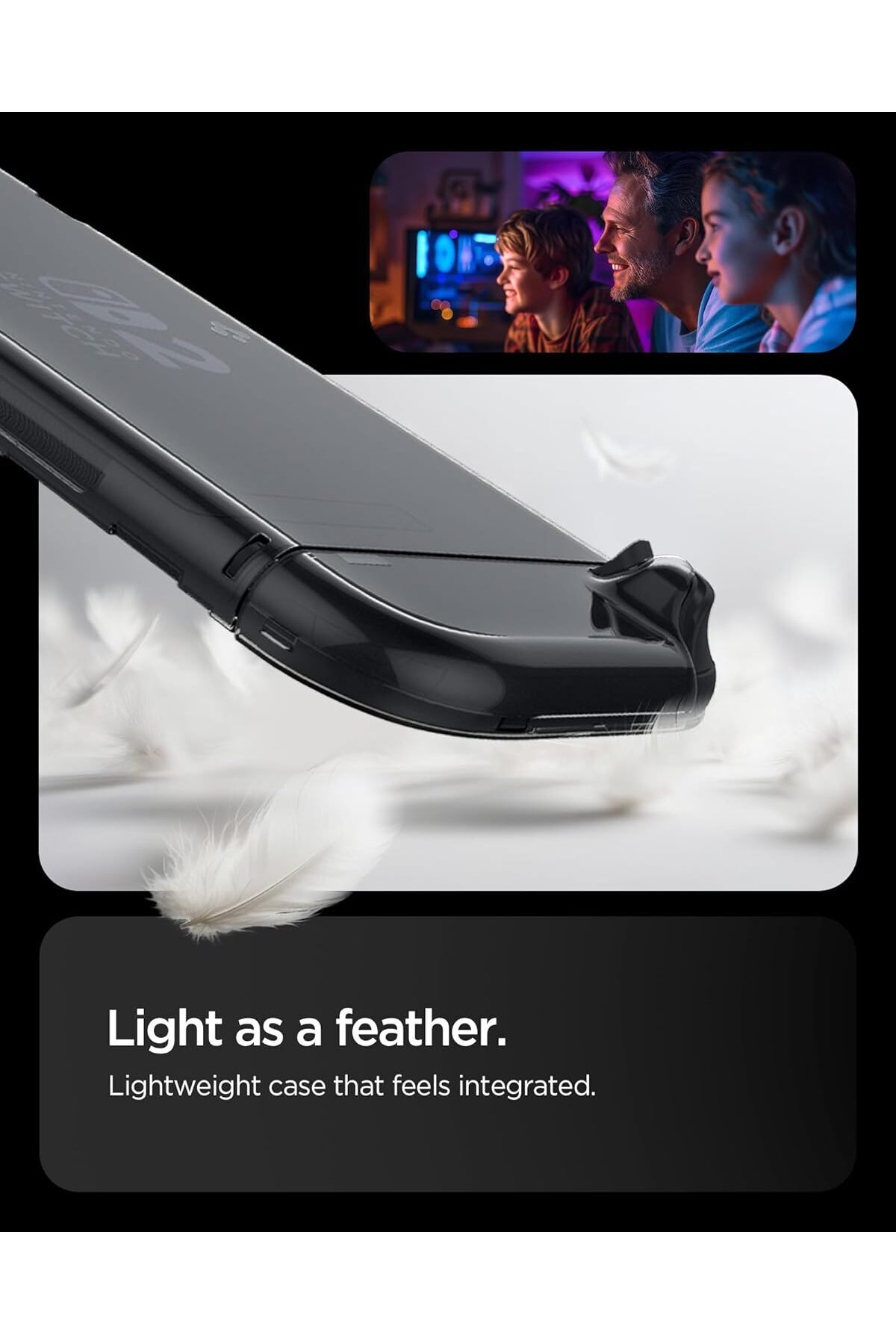 Spigen-Spigen Air Fit for Nintendo Switch 2 case (2025)Clear with Detachable Joy-Con - Crystal Clear 4